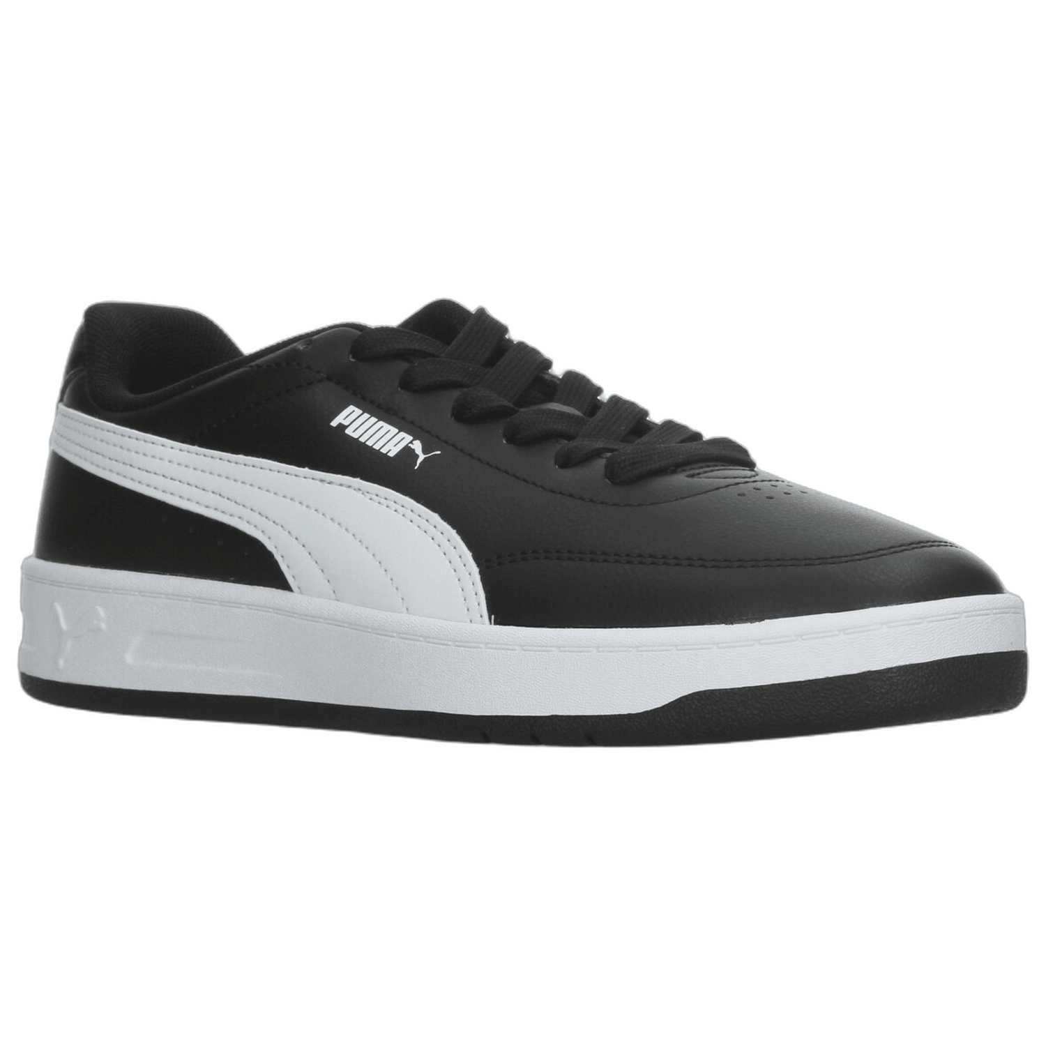Tenis Hombre Puma Court Classic Clean Negro Casual Caballero — imagen 3