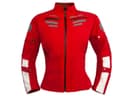 Chamarra moto mujer impermeable protecciones biker WKL 85 RO