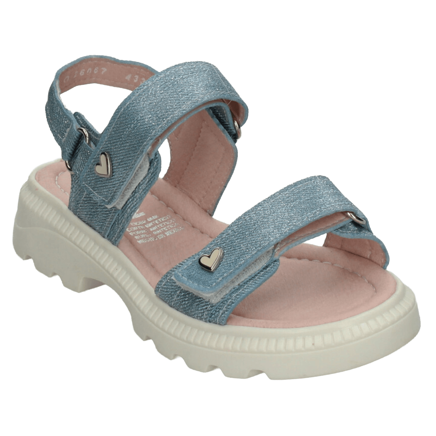 Sandalias Yuyin Niña Casual Azul Mezclilla Infantil T22-26 — imagen 4