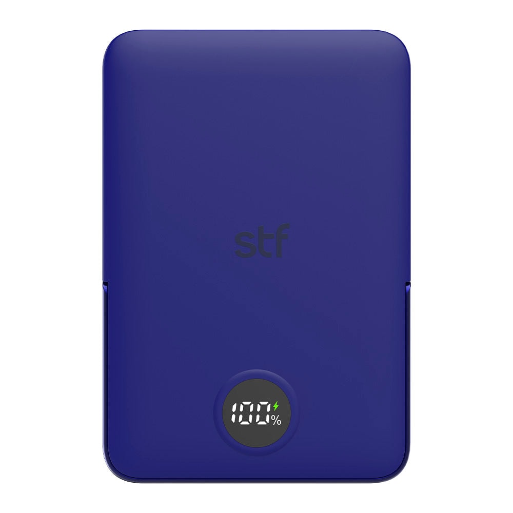 Batería Power Bank Portátil STF 5000 mAh 20W Carga Magnética Azul — imagen 2