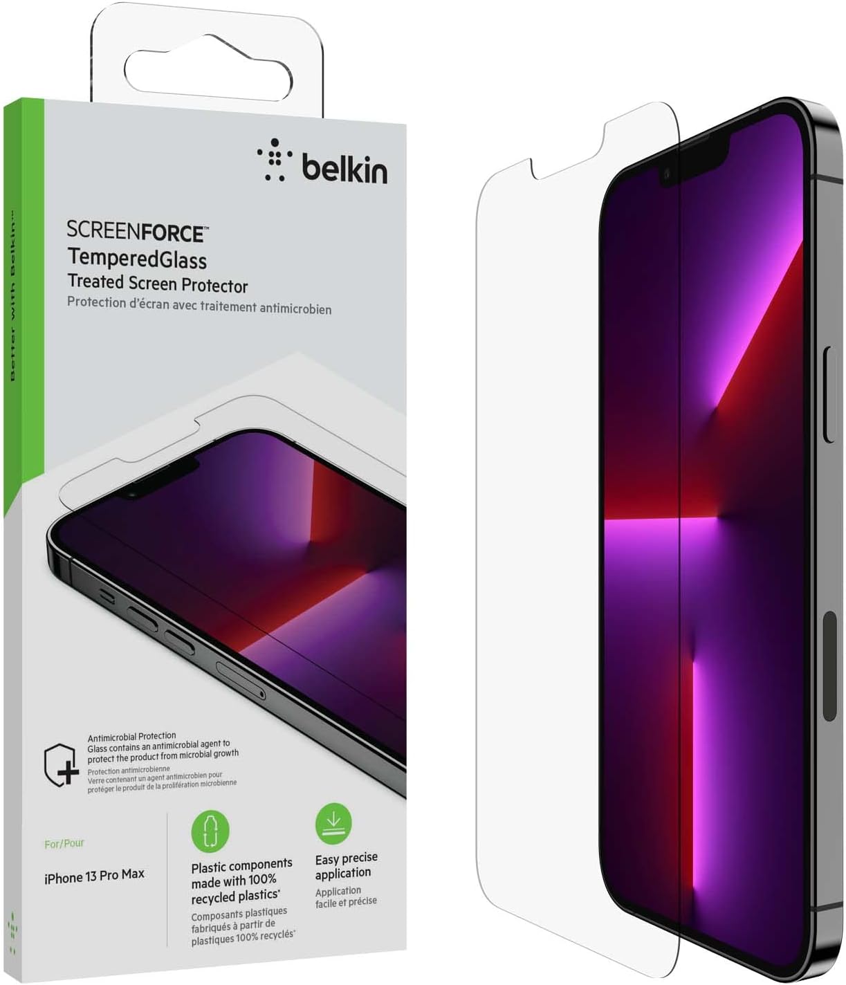 Mica Belkin Screen Force TemperedGlass - iPhone 14 Pro Max — imagen 2