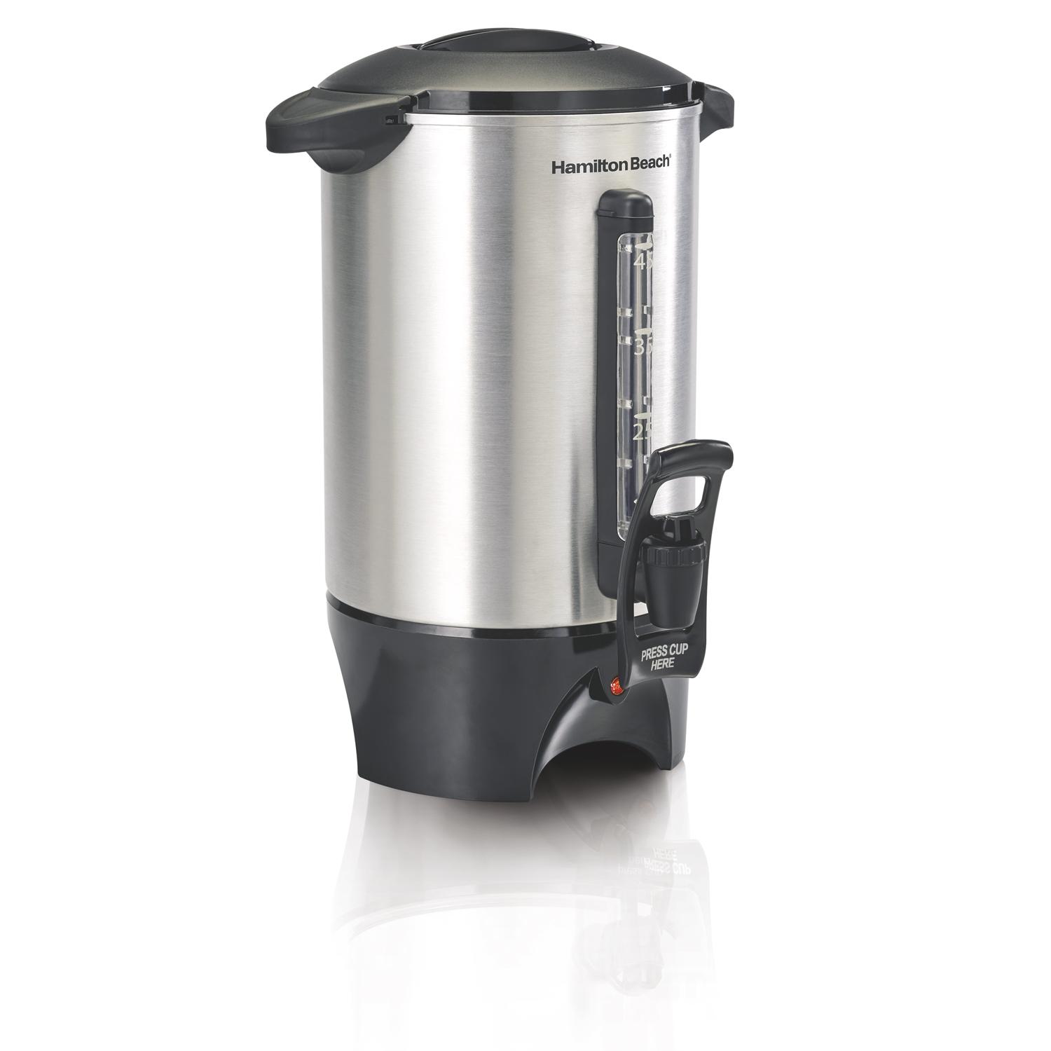 Cafetera Percoladora Hamilton Beach 40520R 45Tz Inox — imagen 7