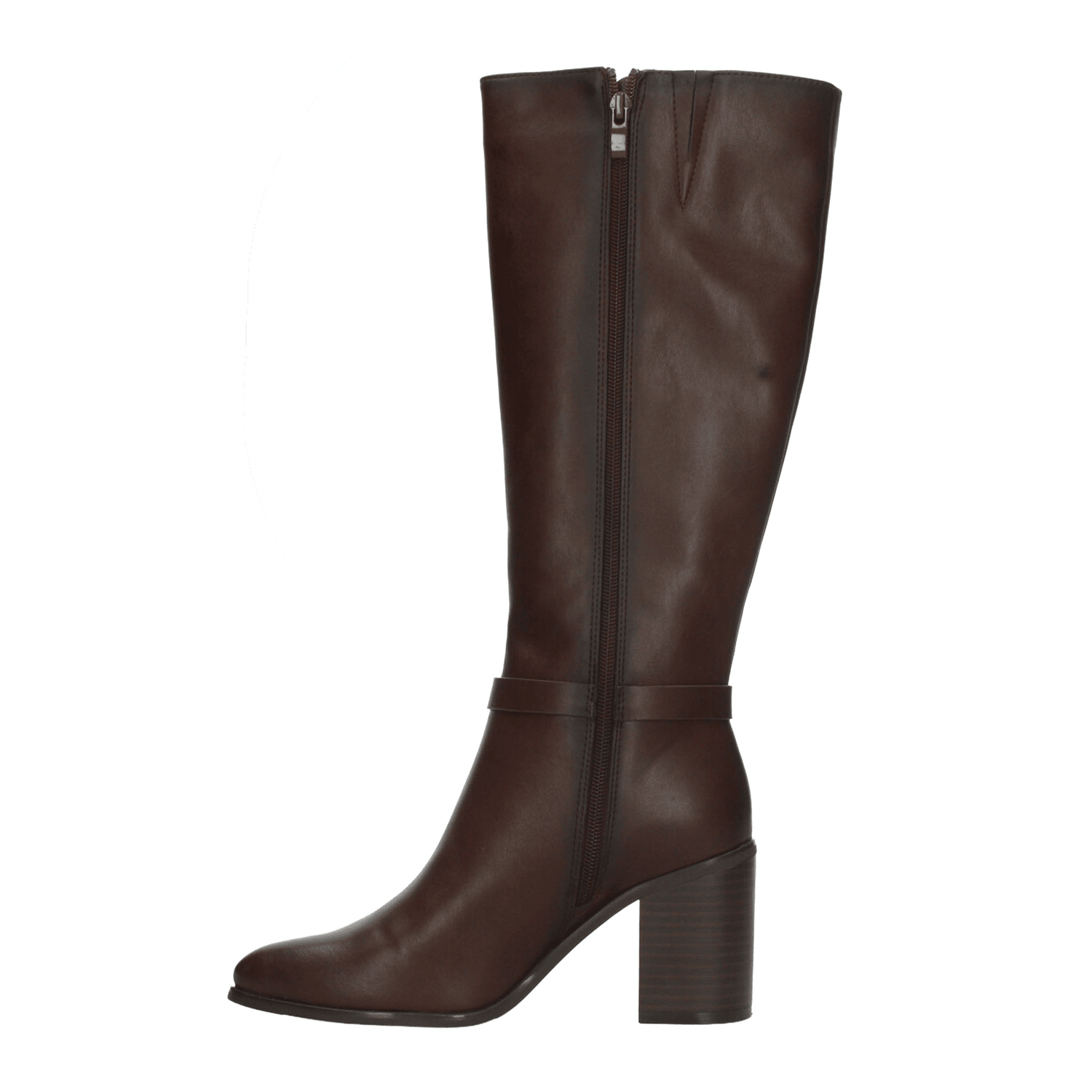 Bota Berlin Dama Casual Larga Tacón Elegantes Café Mujer — imagen 5