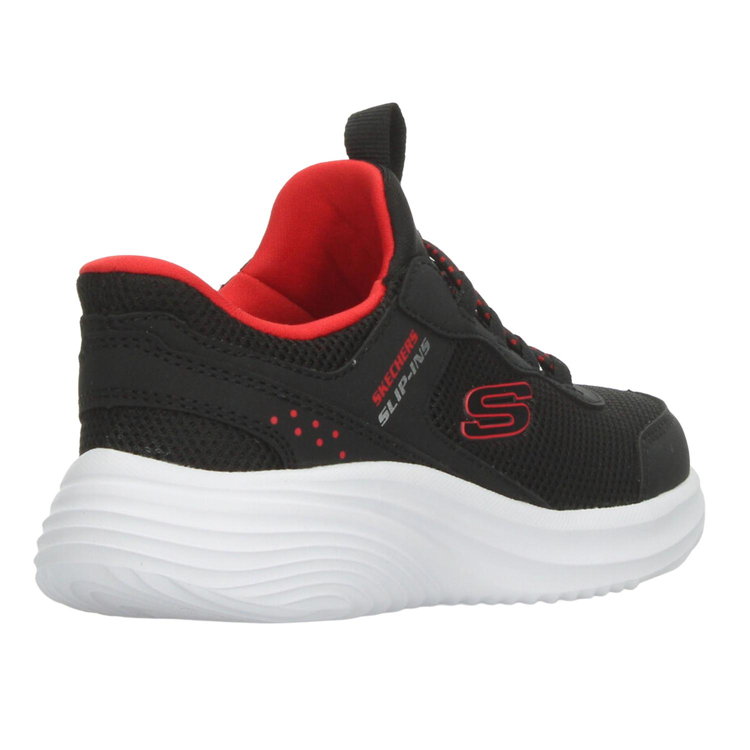 Tenis Skechers Bounder Niño Deportivo Negro Infantil T17-22 — imagen 3