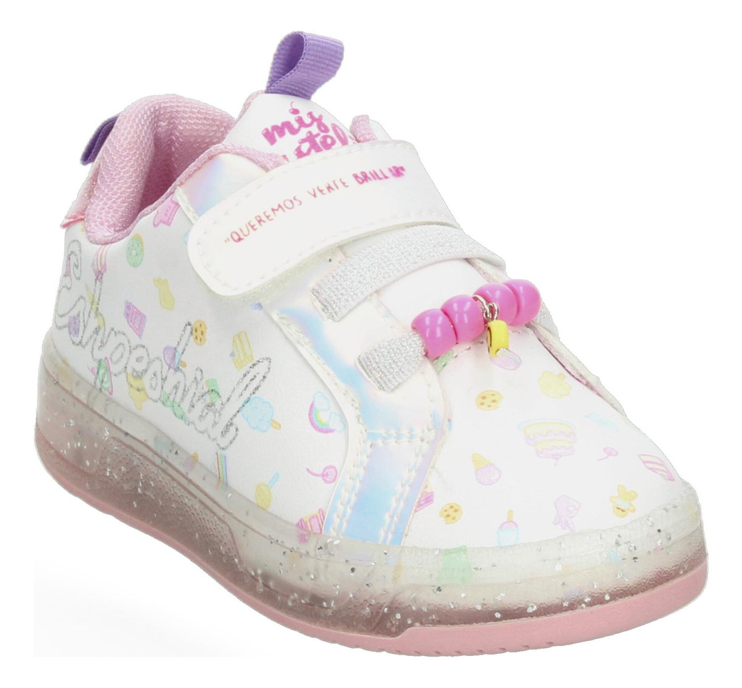 Tenis Mis Pastelitos Niña Casual Blanco Infantil T15-25 — imagen 2