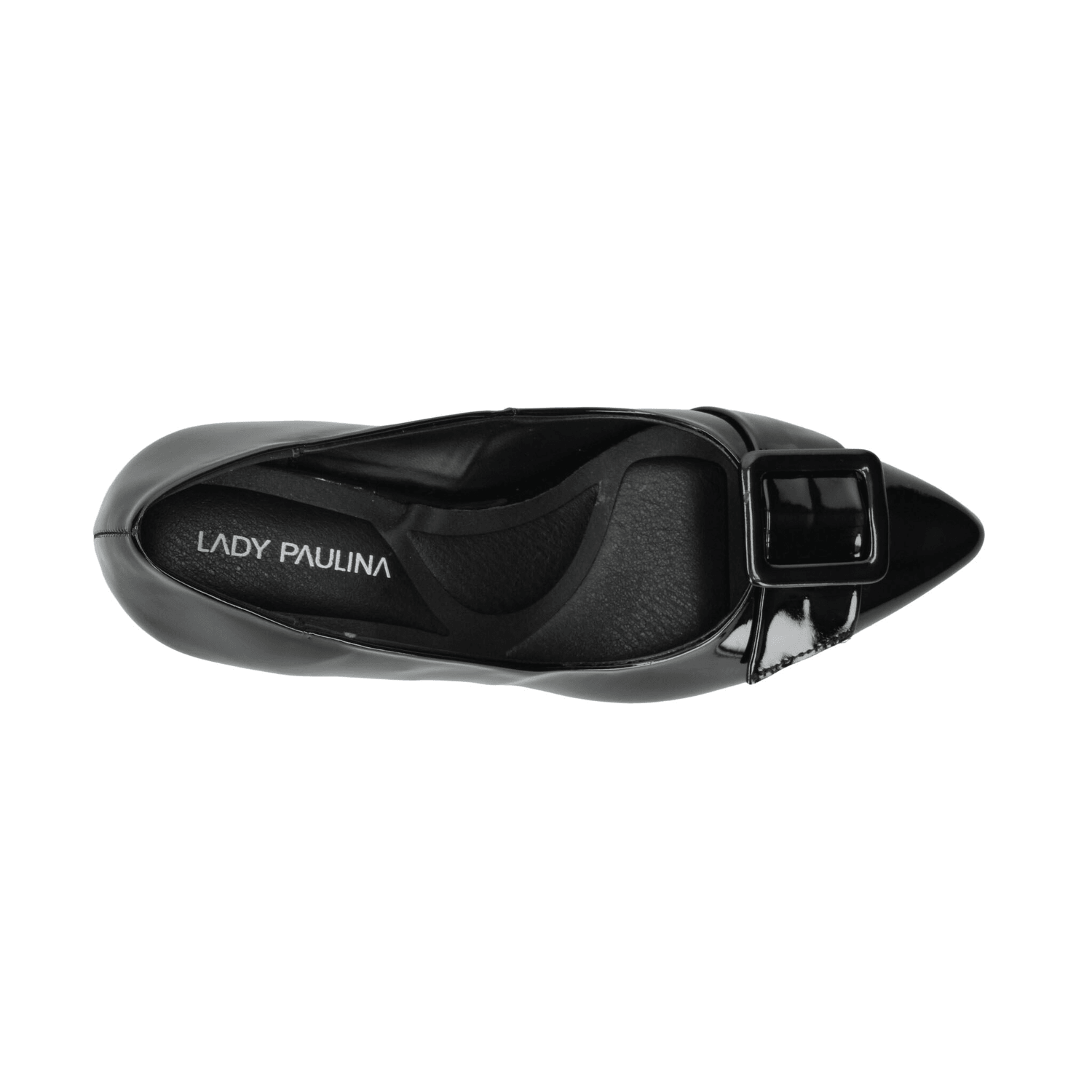 Zapatillas Paulina Dama Tacón Formal Negro Mujer — imagen 8