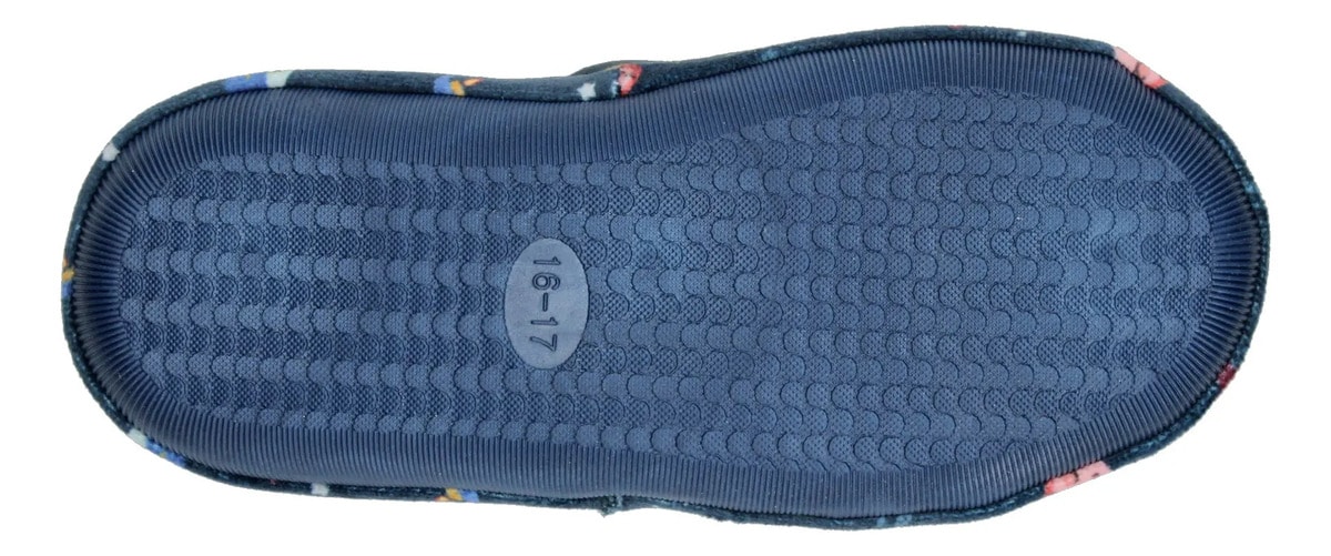 Pantuflas Wafiq Niño Afelpada Azul Marino Infantil T16-21 — imagen 20