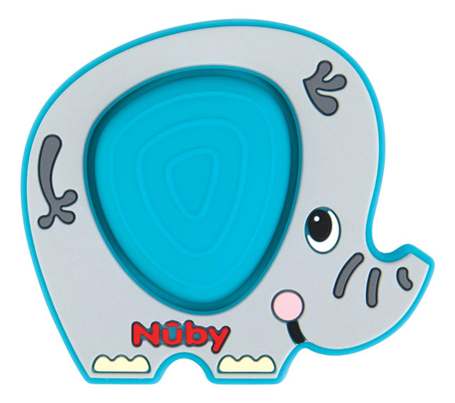 Mordedera Con Pop It Nuby Elefante Azul Teeth N Pop 3m+ — imagen 1