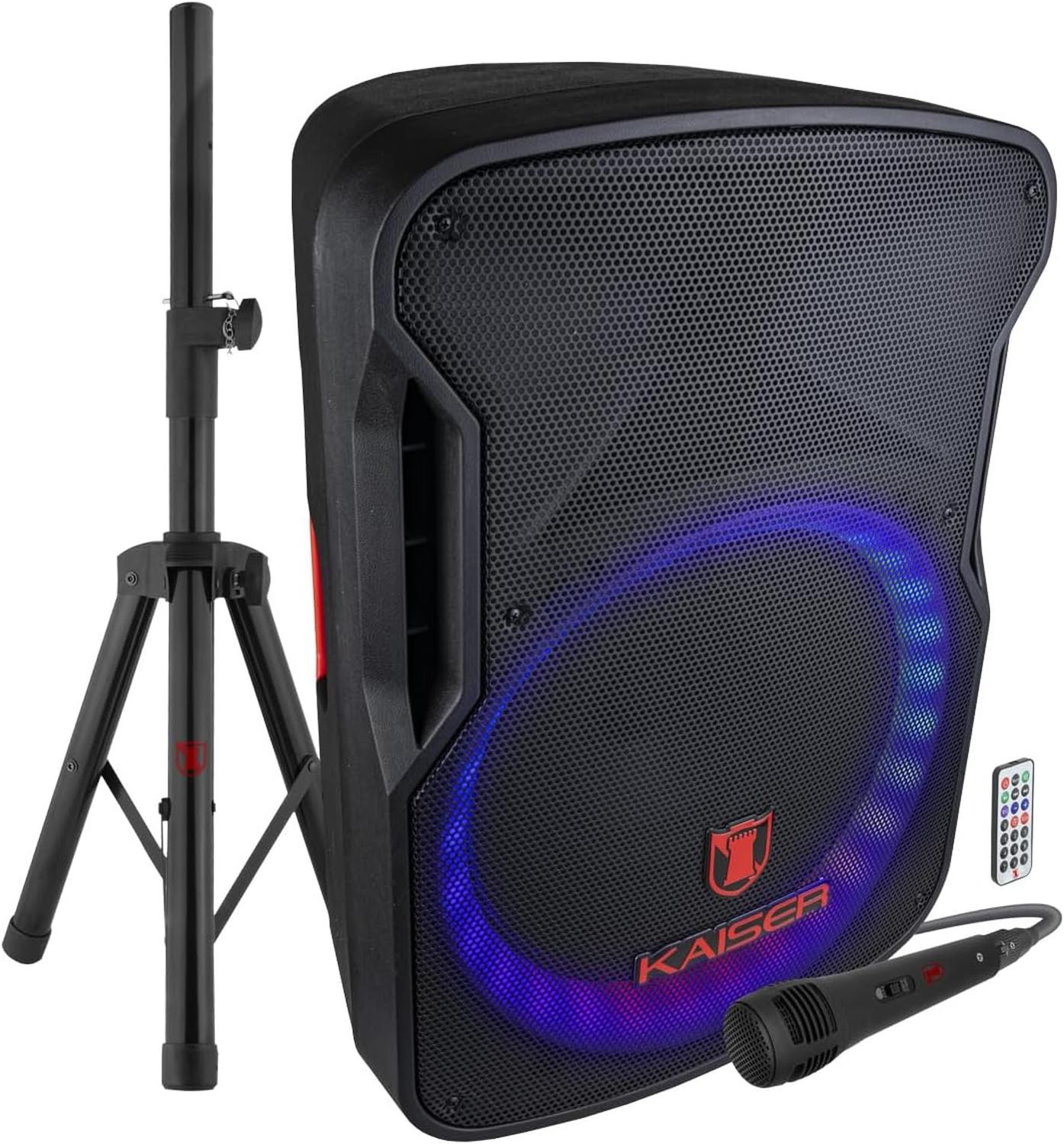 BAFLE BOCINA KSR MSA-6516MX 15 PUL TRIPIE MICROFONO — imagen 3
