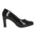 Zapatillas Paulina Dama Formal Charol Negro Mujer