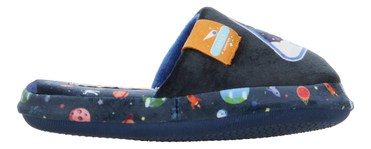 Pantuflas Wafiq Niño Afelpada Azul Marino Infantil T16-21 — imagen 13