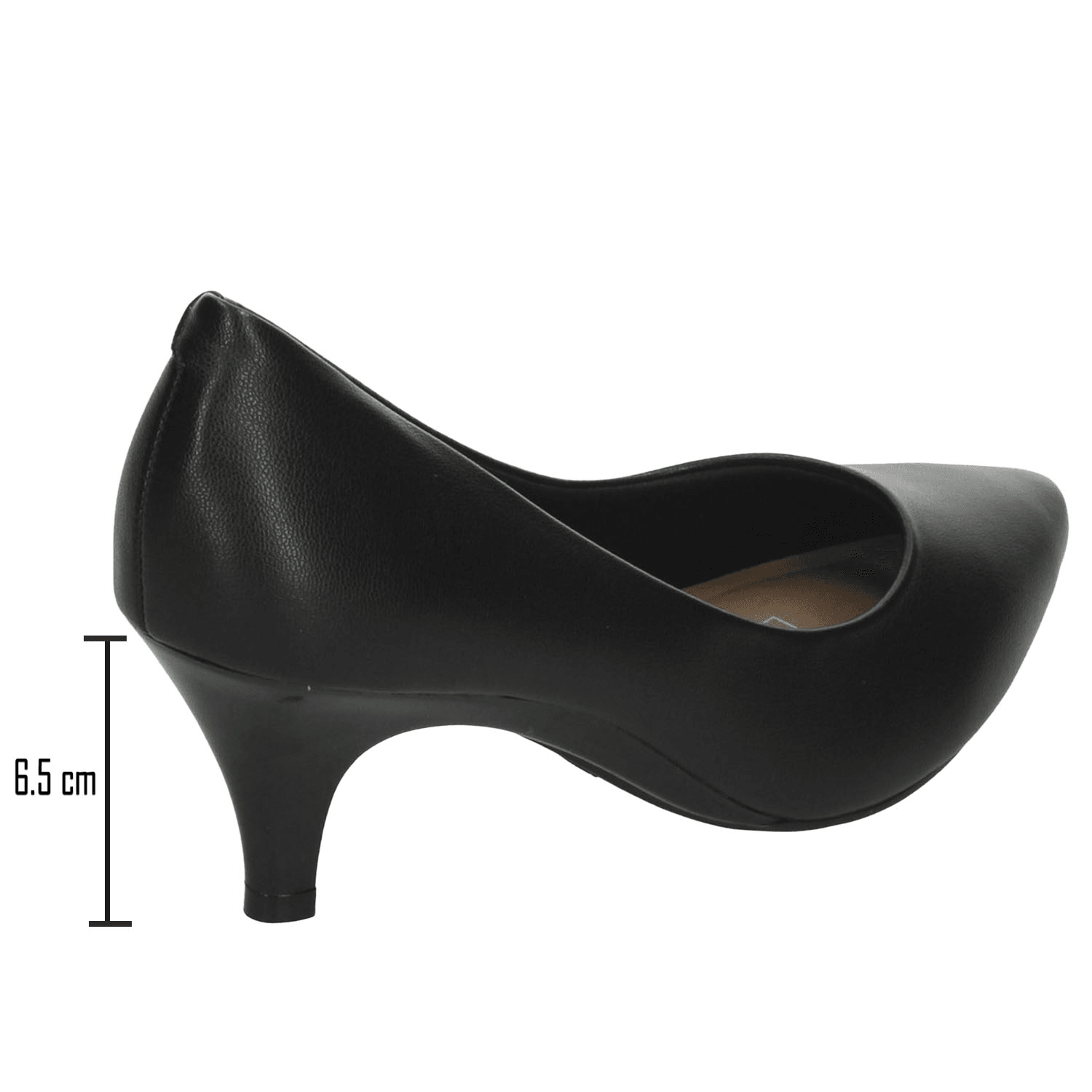 Zapatillas Beira Rio Dama Negro Formal Stiletto Mujer — imagen 4