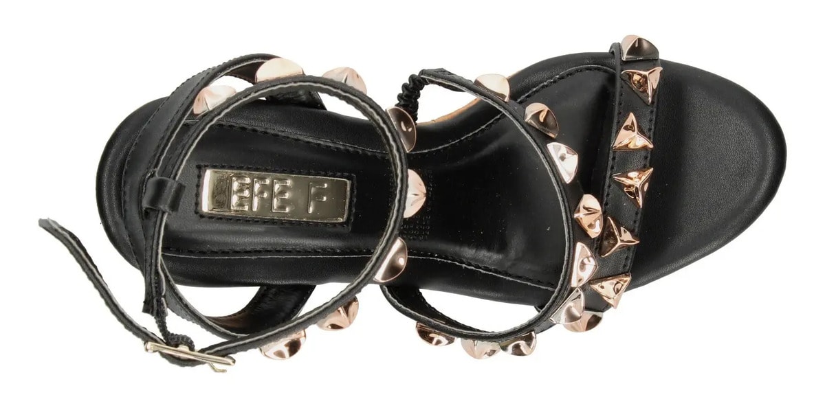 Sandalias Efe Dama Casual Tacón 10.5cm Negro Mujer — imagen 17