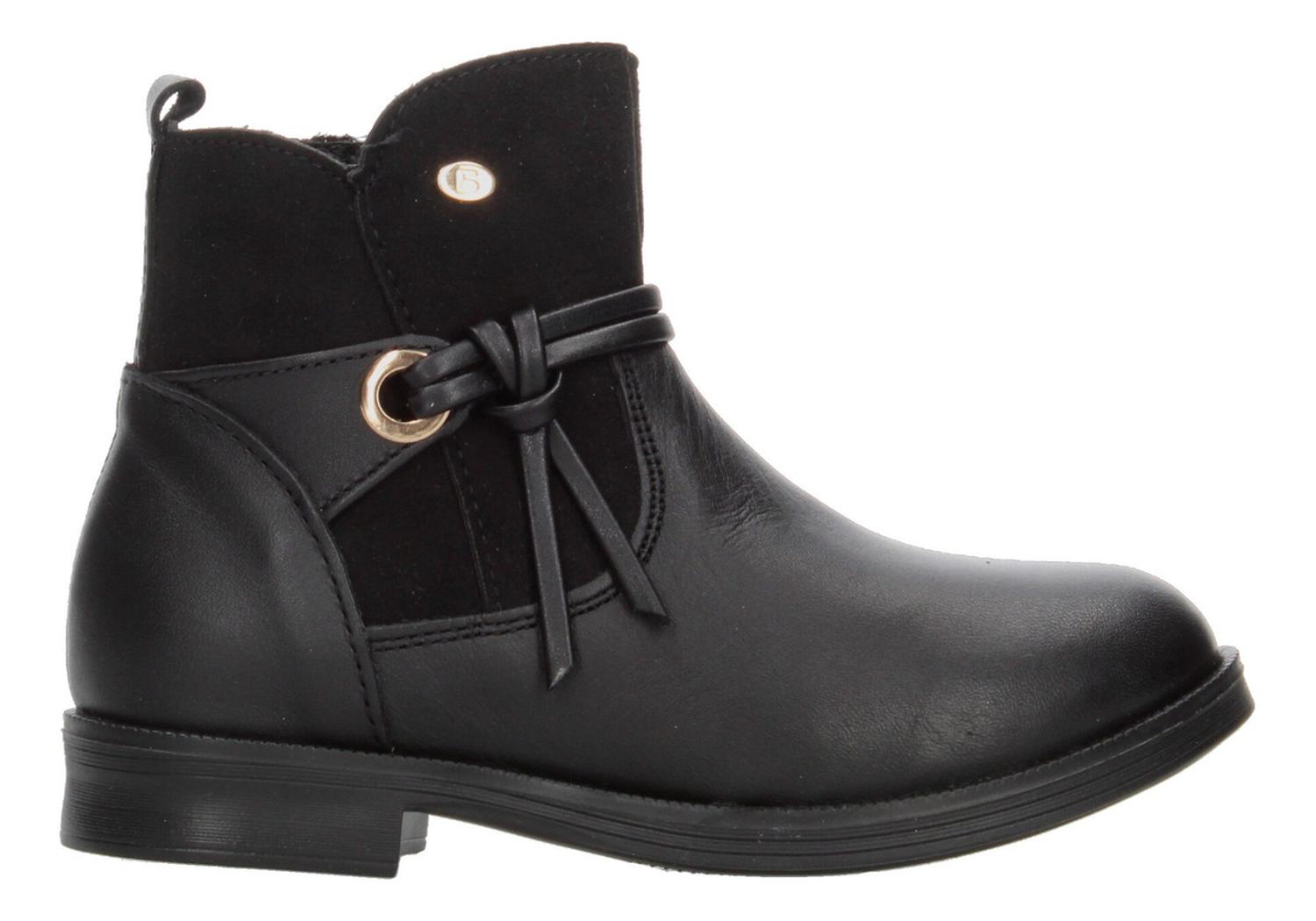 Bota Niña Coqueta Negro Casual Infantil — imagen 2