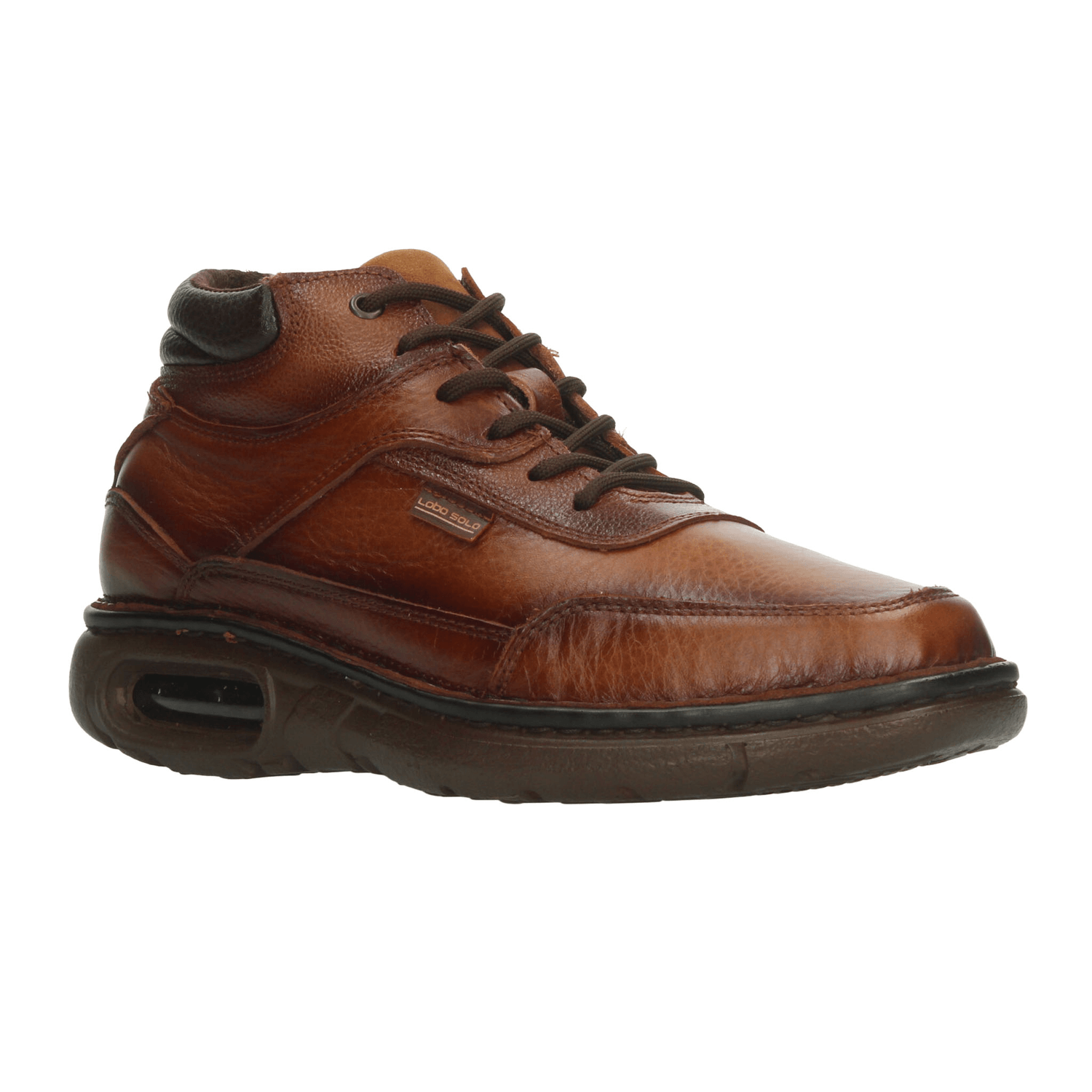 Bota Lobo Solo Hombre Casual Cómodas Café Caballero — imagen 2