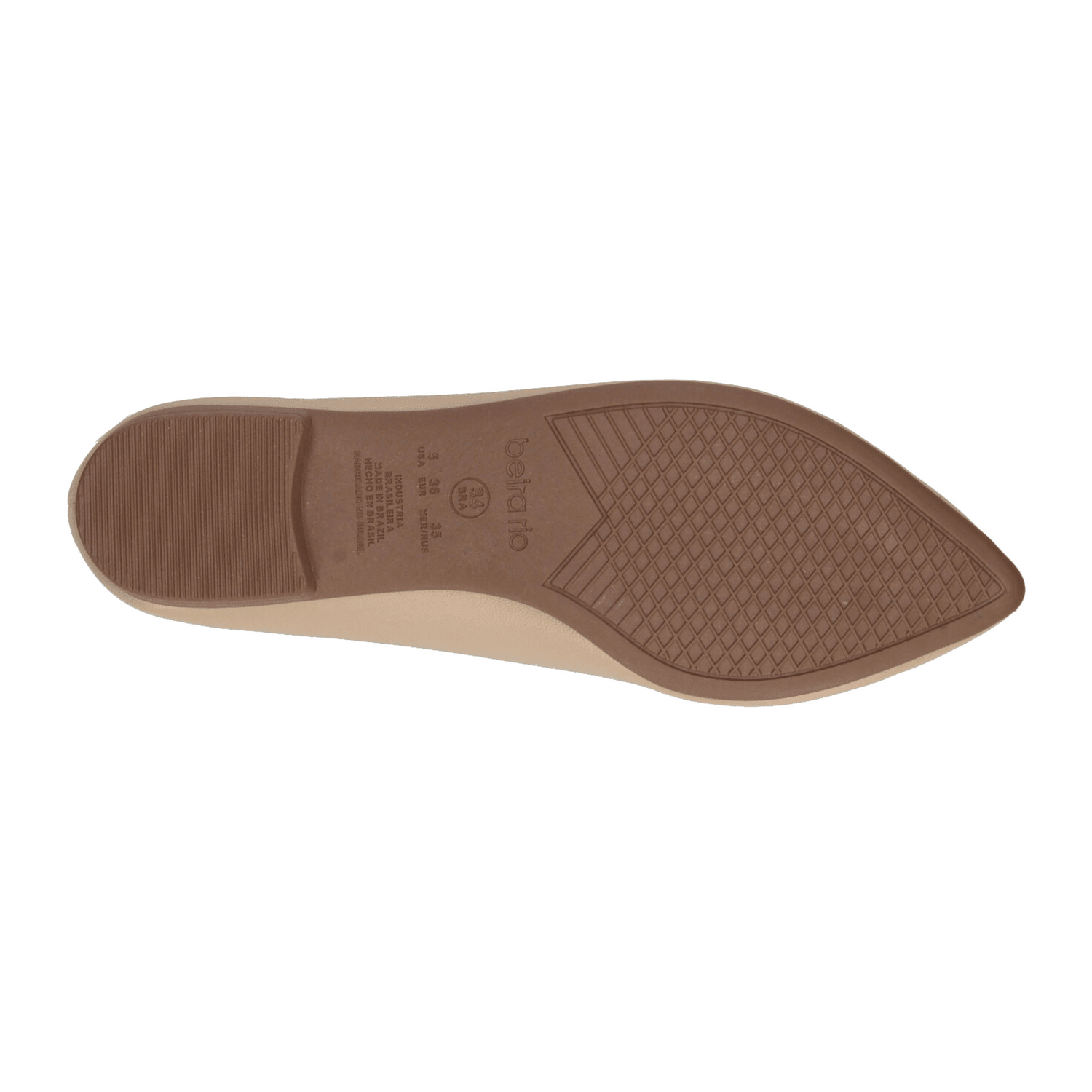 Flats Beira Rio Dama Casual Formal Beige Mujer — imagen 9