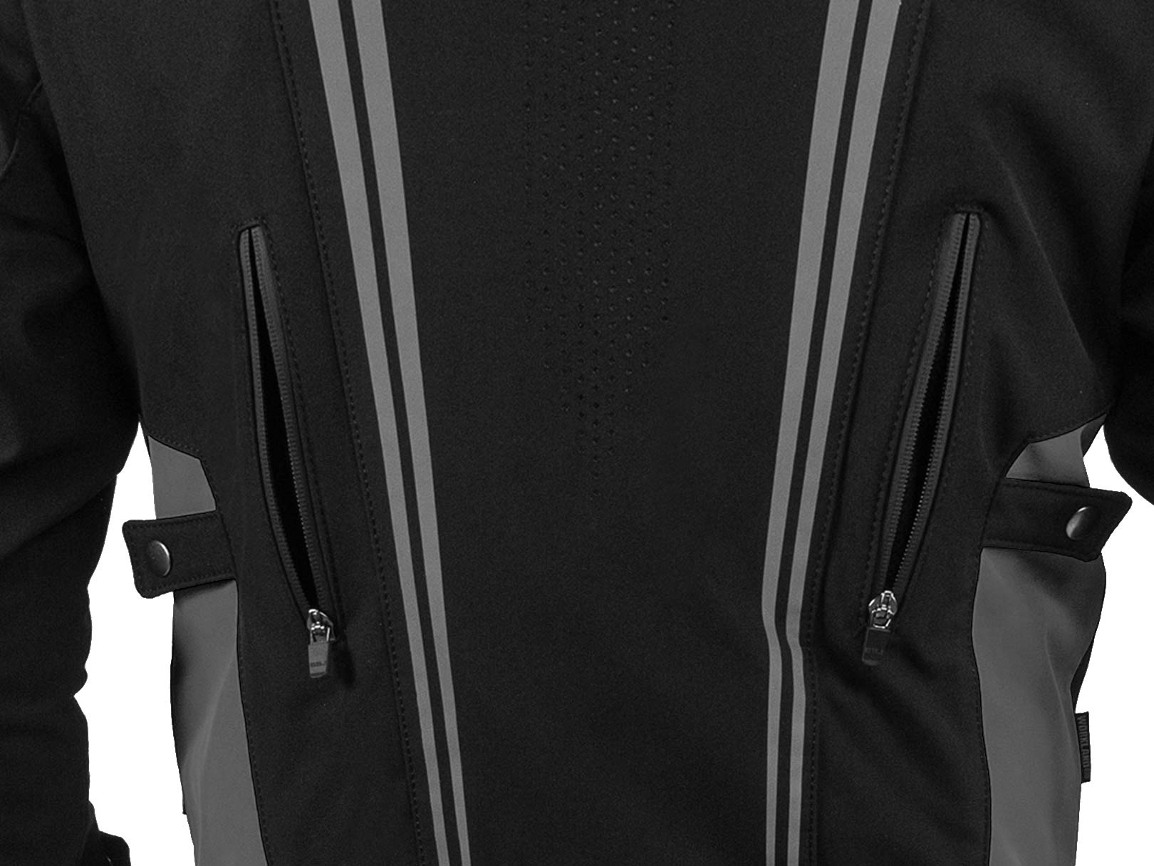 Chamarra Moto Hombre Impermeable Biker Protecciones WKL N/G — imagen 11