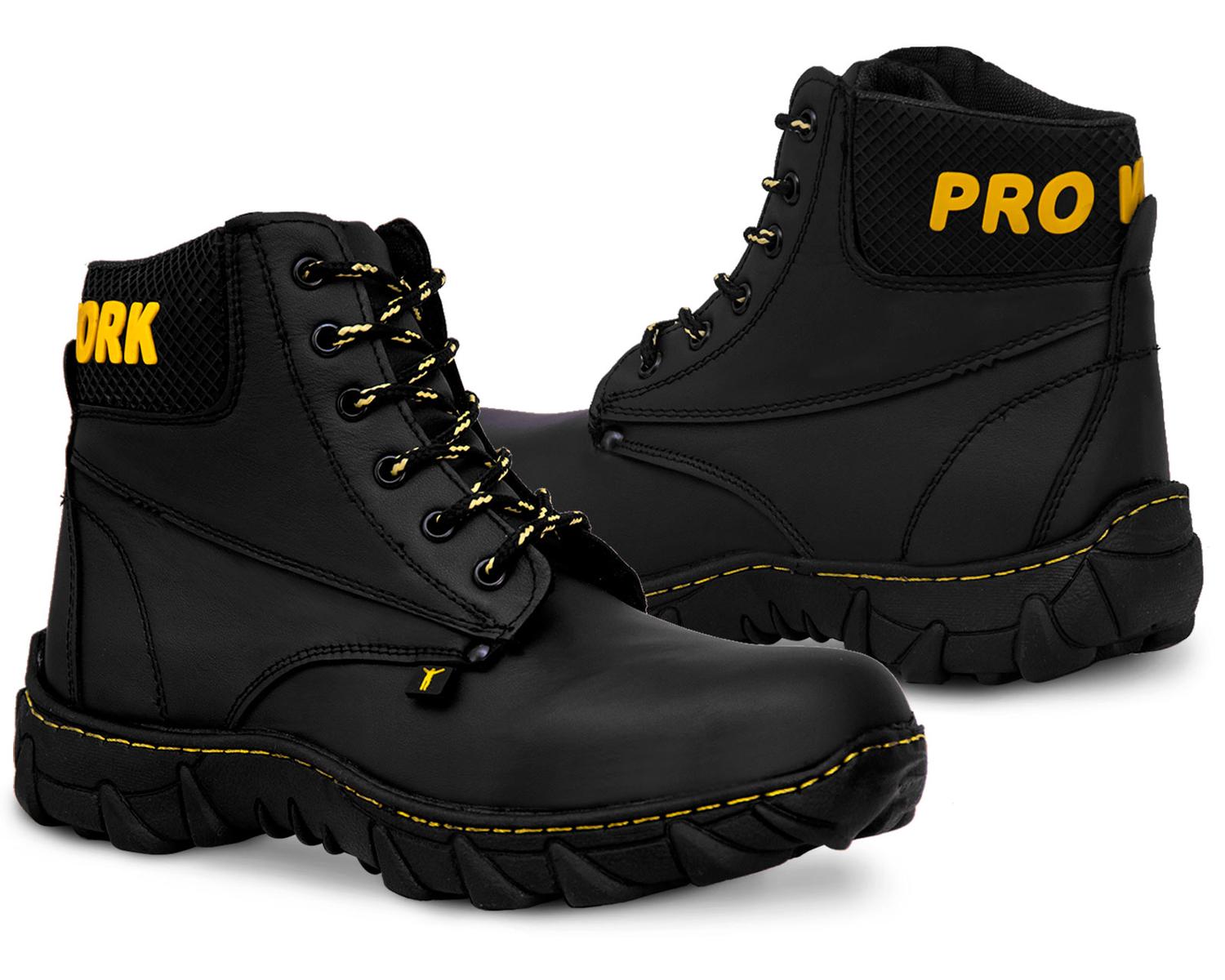 Botas industriales tacticas hombre trabajo botin Piel P03 — imagen 2