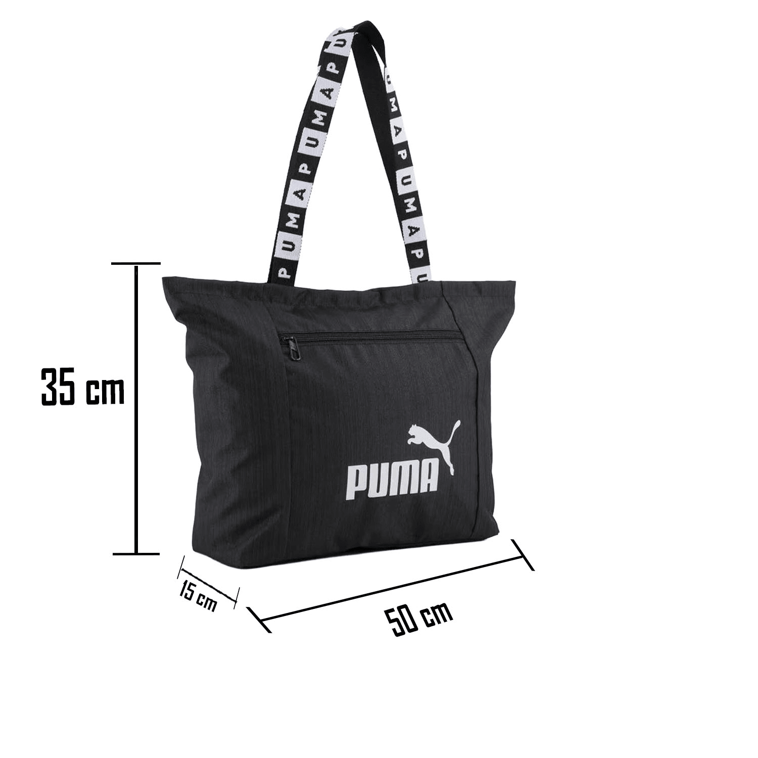 Bolsa Puma Base Shopper Negro Deportivo Unisex 26L — imagen 6
