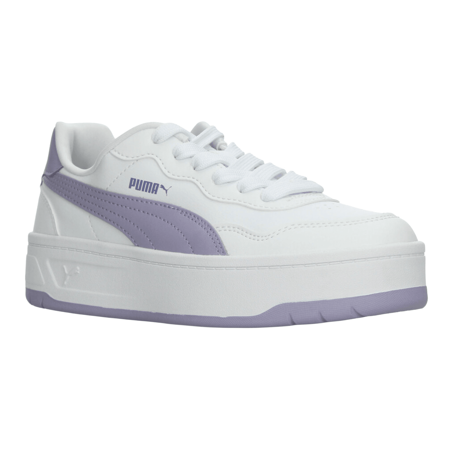 Tenis Puma Court Lally Skye Dama Casual Plataforma Blanco Mujer — imagen 2