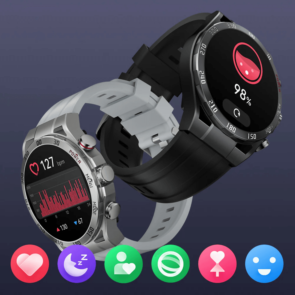 Smartwatch Filwans GTR Plata + Audifonos G-Tide H21 Plata — imagen 4
