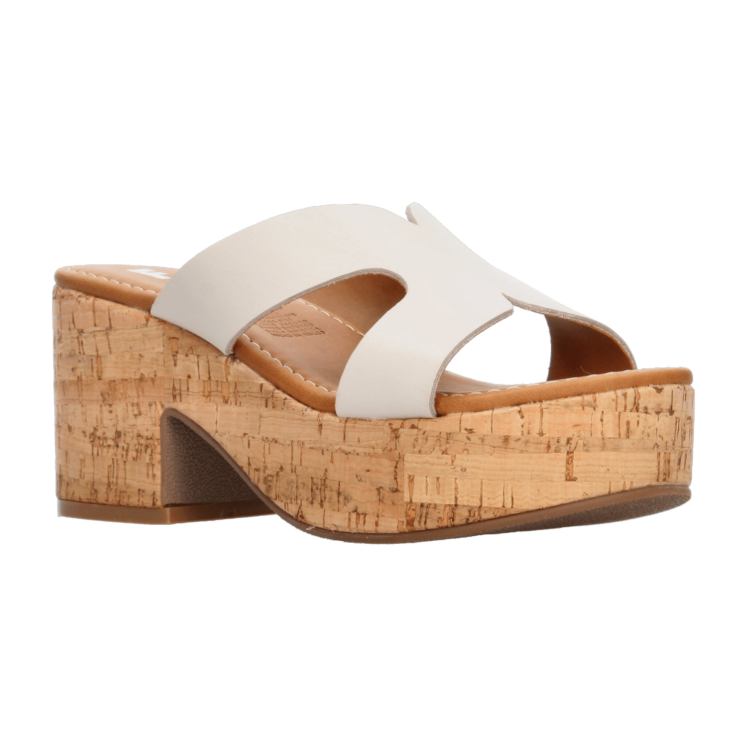 Sandalias Efe Dama Casual Tacón 7.5cm Latte Mujer — imagen 2