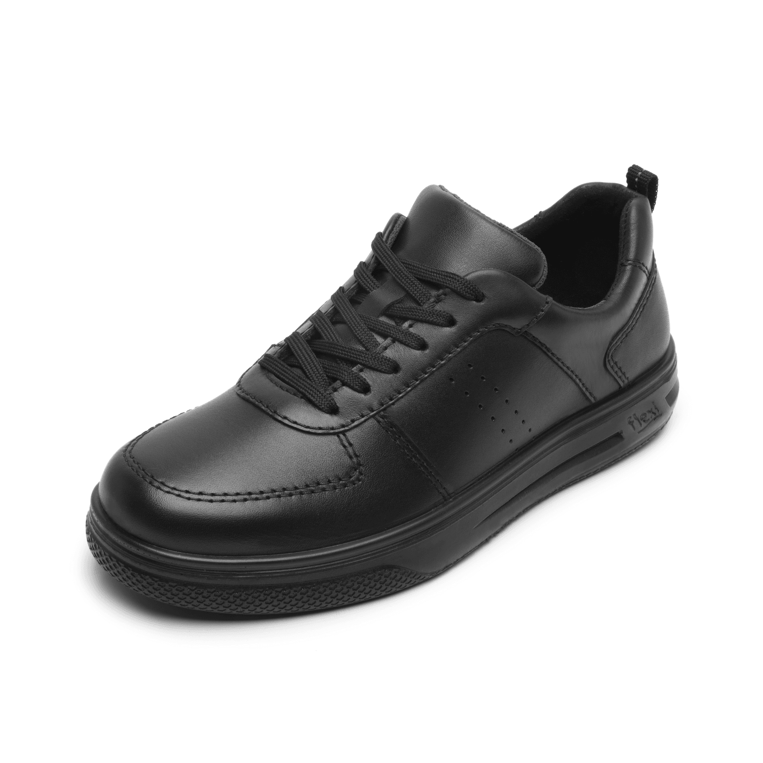 Zapato Flexi Niño Negro Escolar Cinta Cómodo Infantil T21-26 — imagen 4