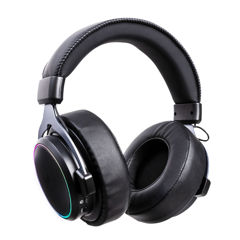Audífonos Gamer Inalámbricos On ear STF Beast MSI-105: Videojuegos, Micrófono removible, 12 hrs uso, Low Latency, Luz RGB — imagen 6