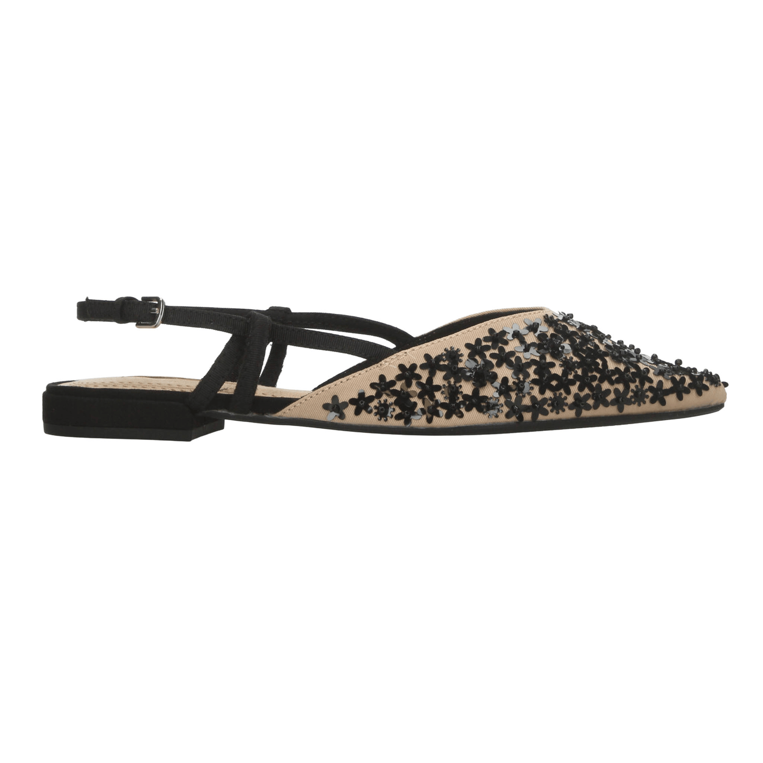 Flats Corina Dama Casual Negro Mujer — imagen 1