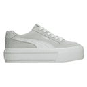 Tenis Puma Court Classic Vulc Dama Casual Plataforma Gris Mujer