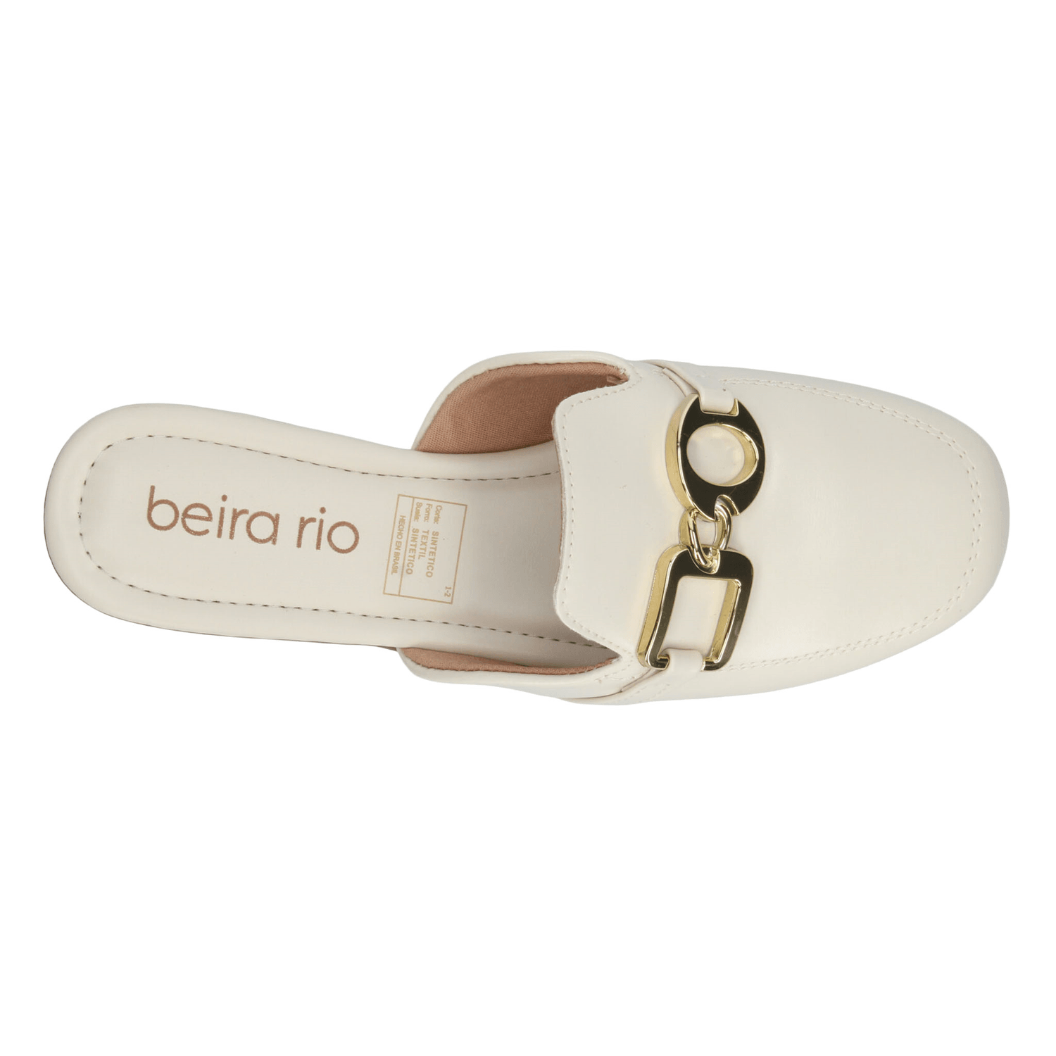 Flat Beira Rio Dama Latte Casual Mule Mujer — imagen 9