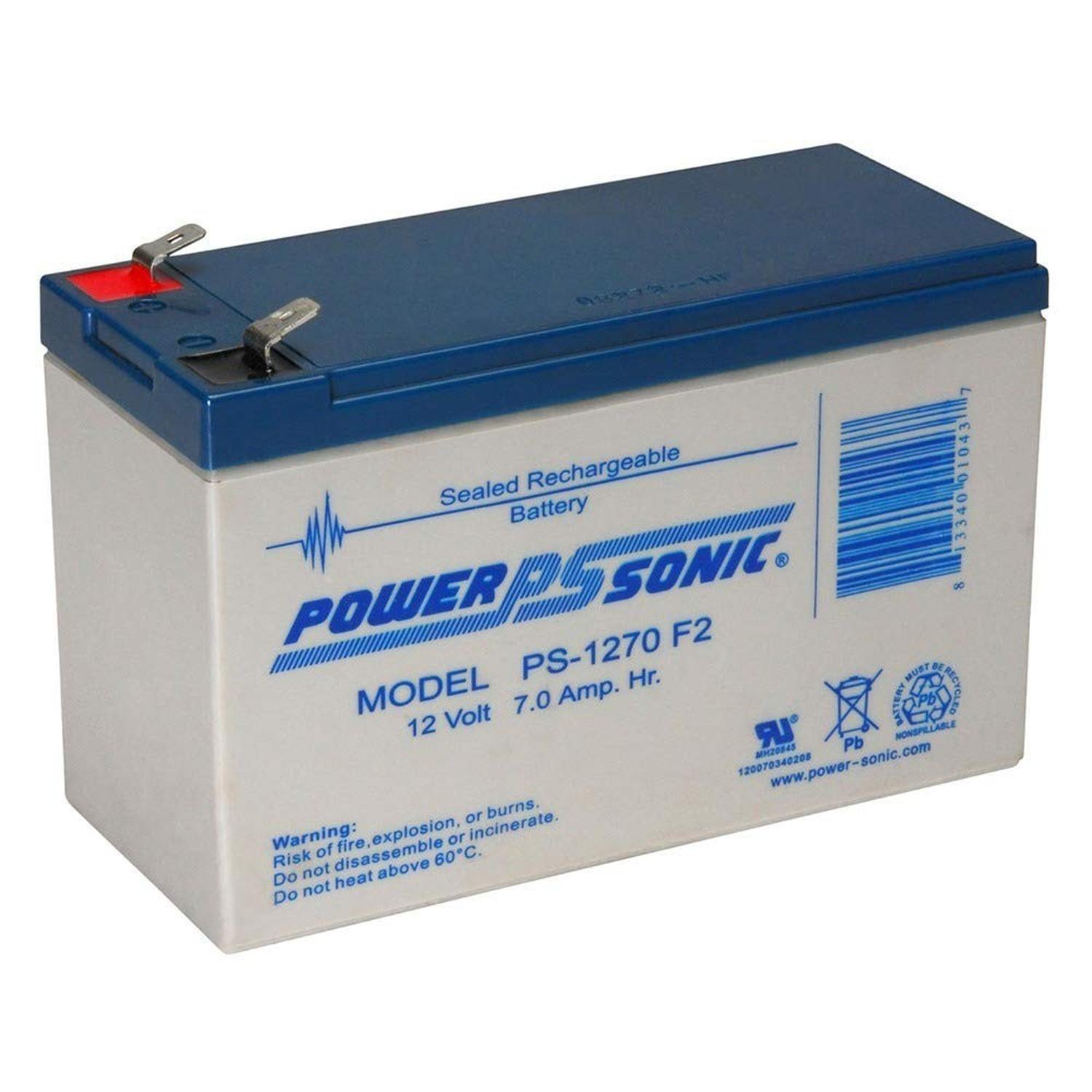 Batería de Reemplazo Power-Sonic PS-1270 F2 12V 7Ah — imagen 1