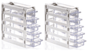 2 Mini Organizador Alhajeros 8168 5 Cajones 3 Divisores