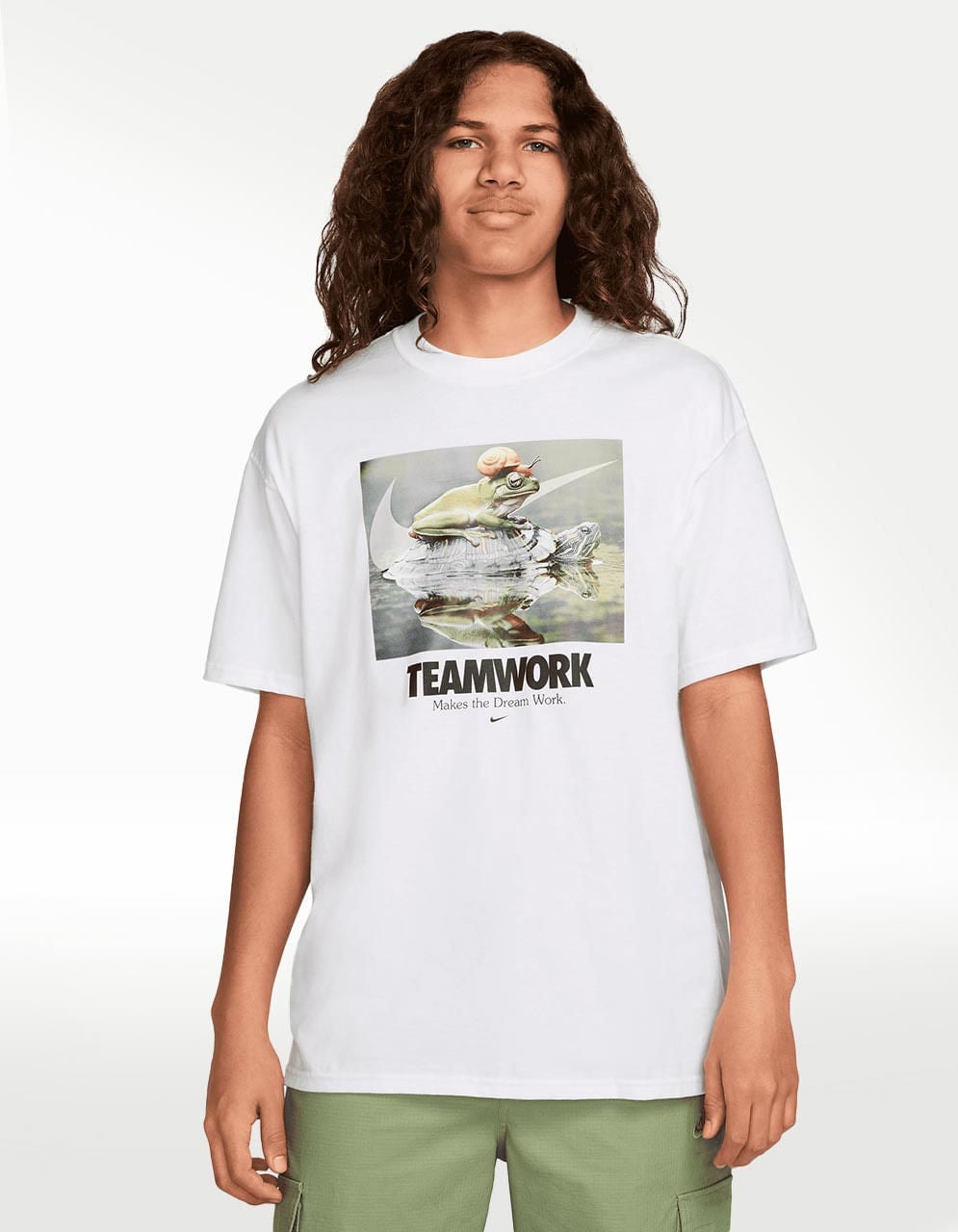 Playera Nike Teamwork M90 OC One Off Blanco - Hombre — imagen 2