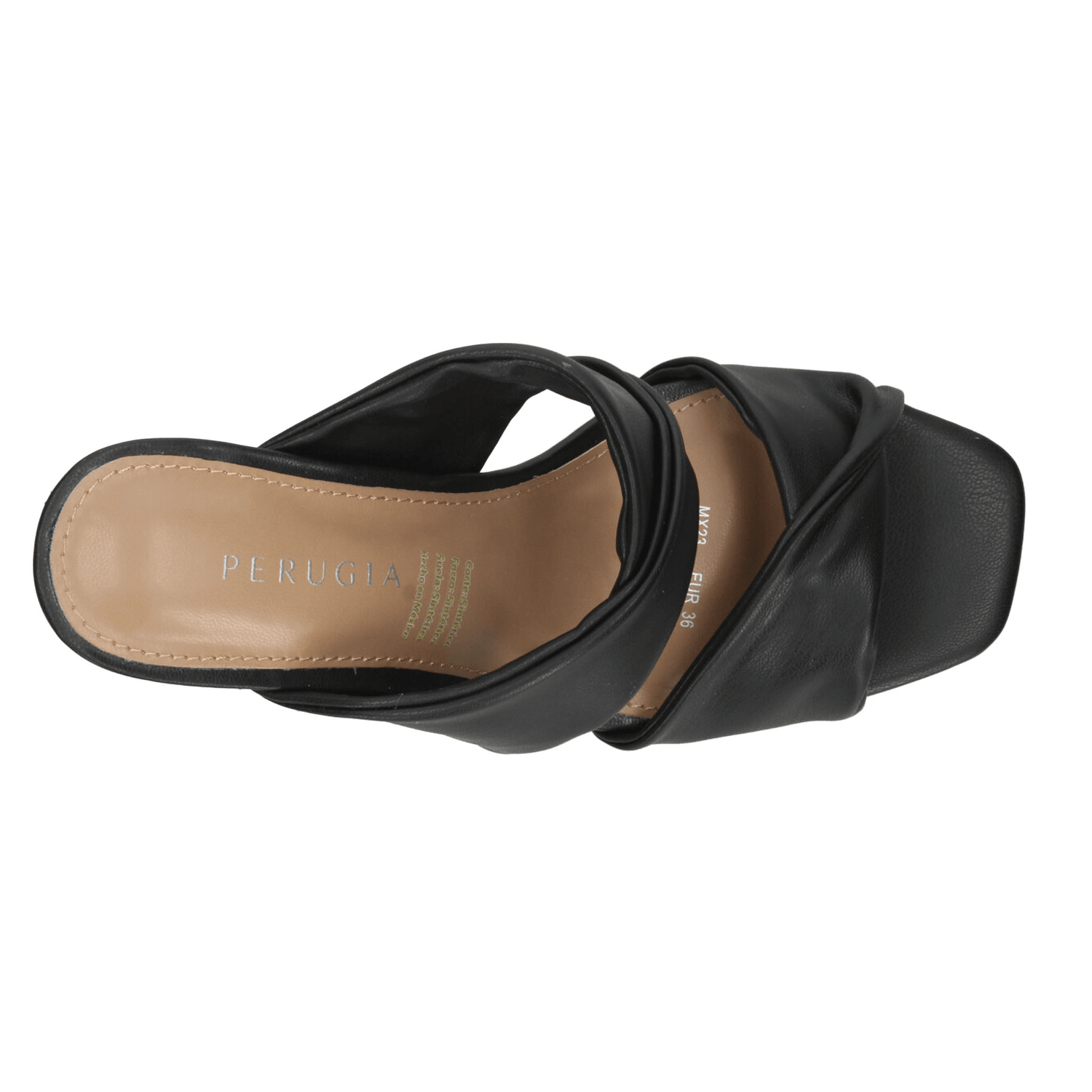Sandalias Dama Perugia Negro Fiesta Mujer — imagen 9