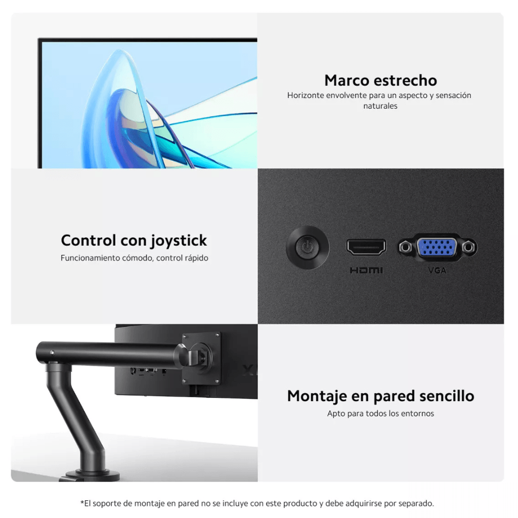 Monitor Xiaomi A22i, Full HD 21.45″, Luz azul reducida — imagen 5