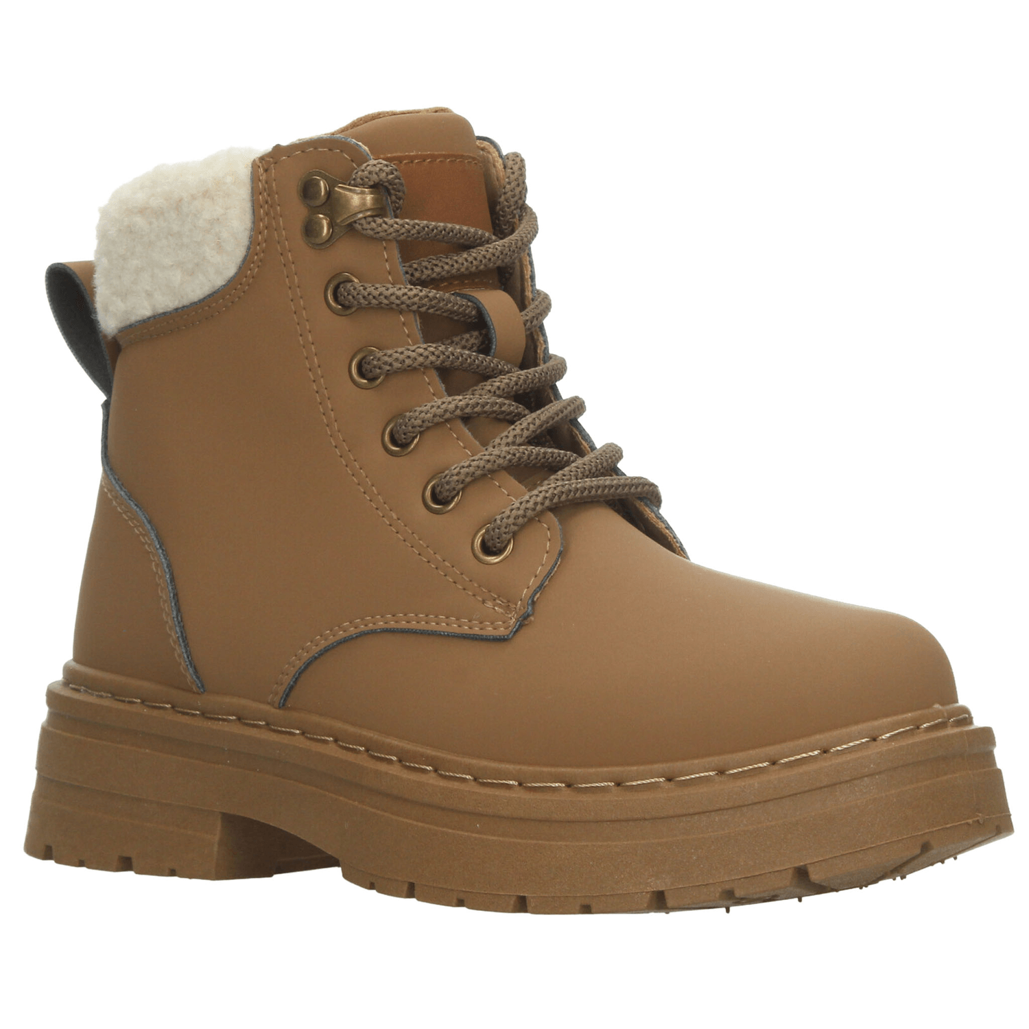 Botín Berlin Hiker Dama Casual Cintas Cómodo Café Mujer — imagen 2
