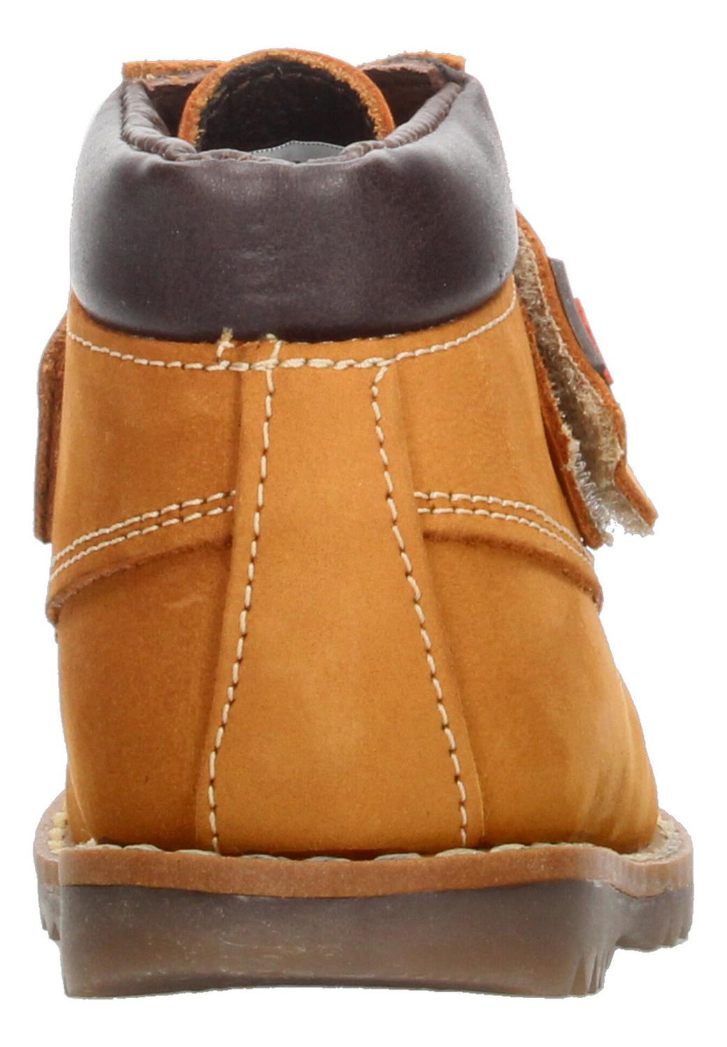 Bota Niño Coqueta Audaz Café Camello Casual Velcro Ajustable — imagen 8
