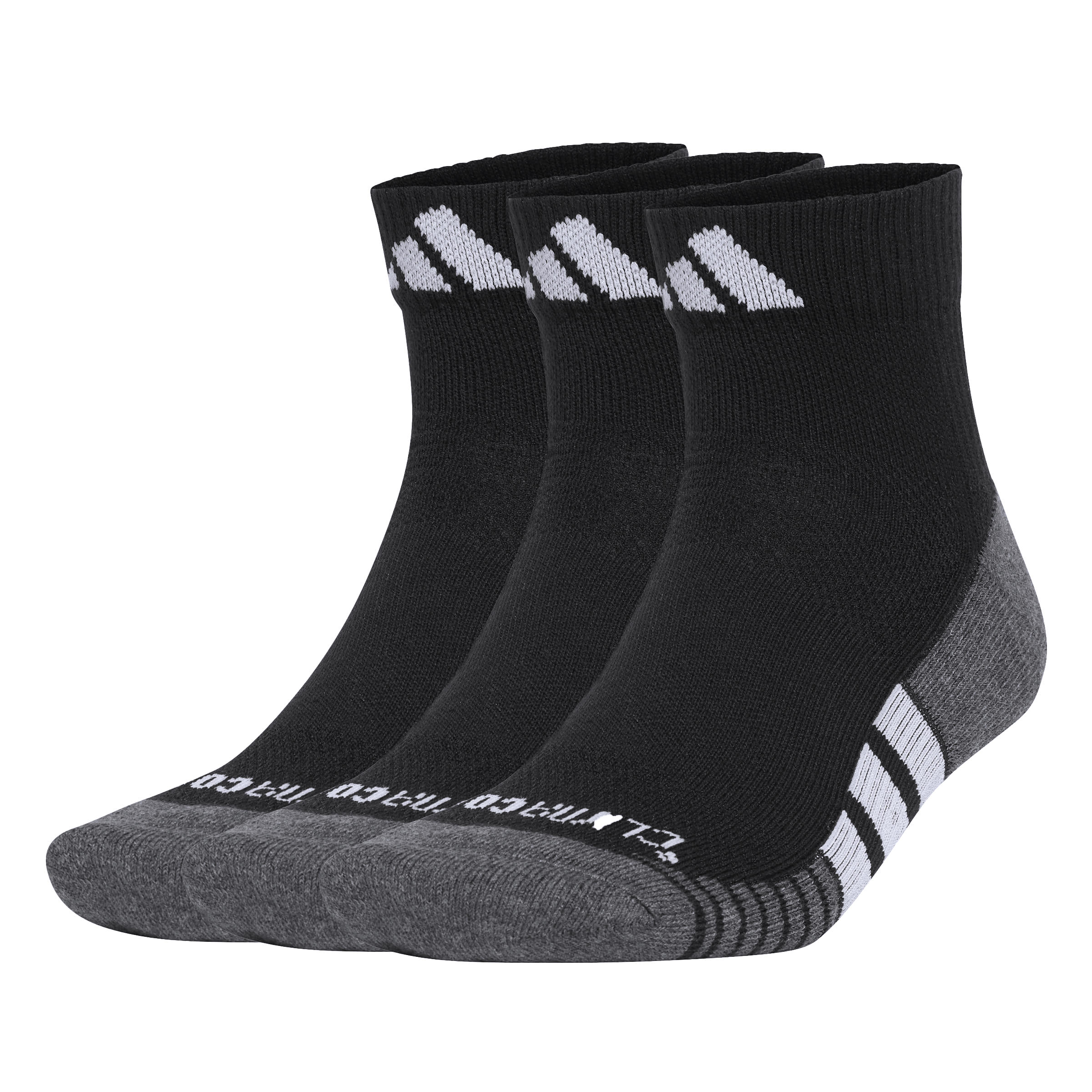 Calcetas Adidas Climacool Hombre 3 Pares Tobilleros Negro Caballero — imagen 5