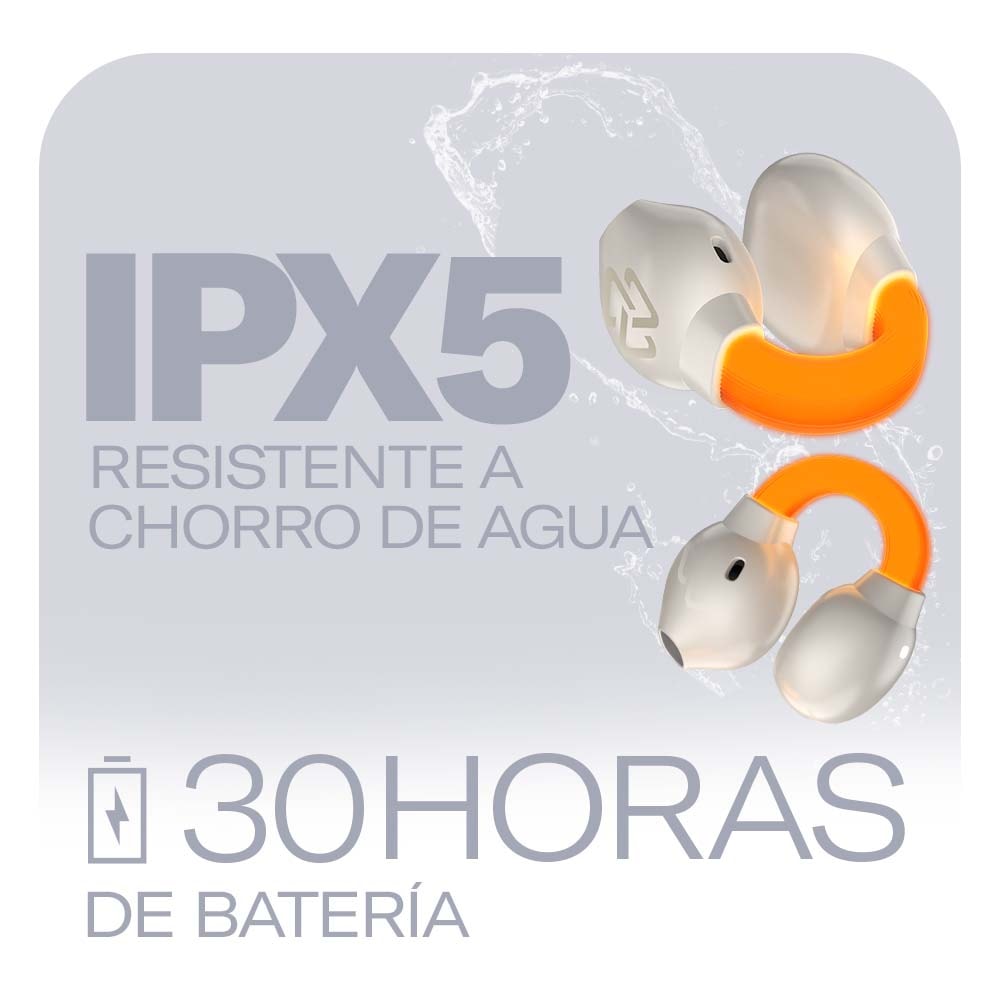 Audífonos inalámbricos OWS STF Sport One Plus: 30 hrs uso, protección IPX5 — imagen 8