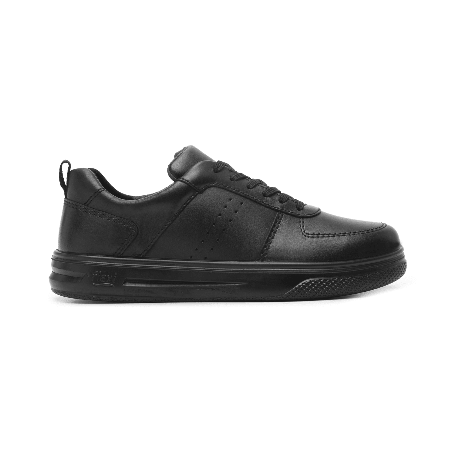 Zapato Flexi Niño Escolar Cinta Cómodo Negro Infantil T21-26 — imagen 1