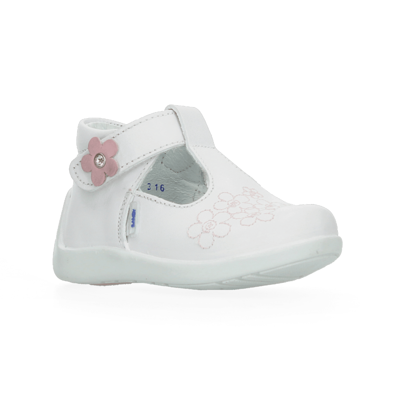 Zapato Niña Pingo Blanco Casual Infantil T11-15 — imagen 4