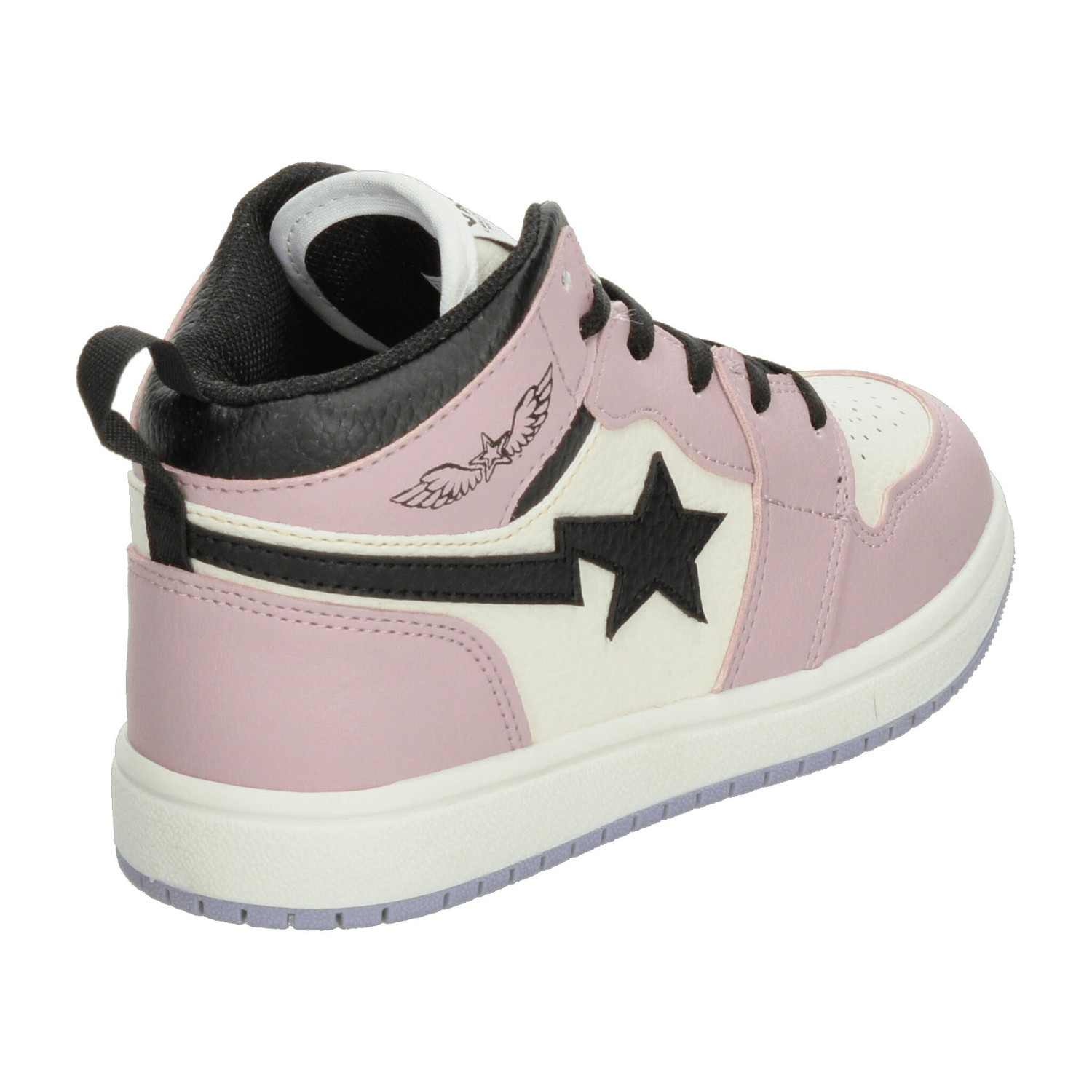 Tenis Vavito Niña Casual Urbano Cintas Ajustables Cómodo Blanco, Rosa Juvenil T22-27 — imagen 3