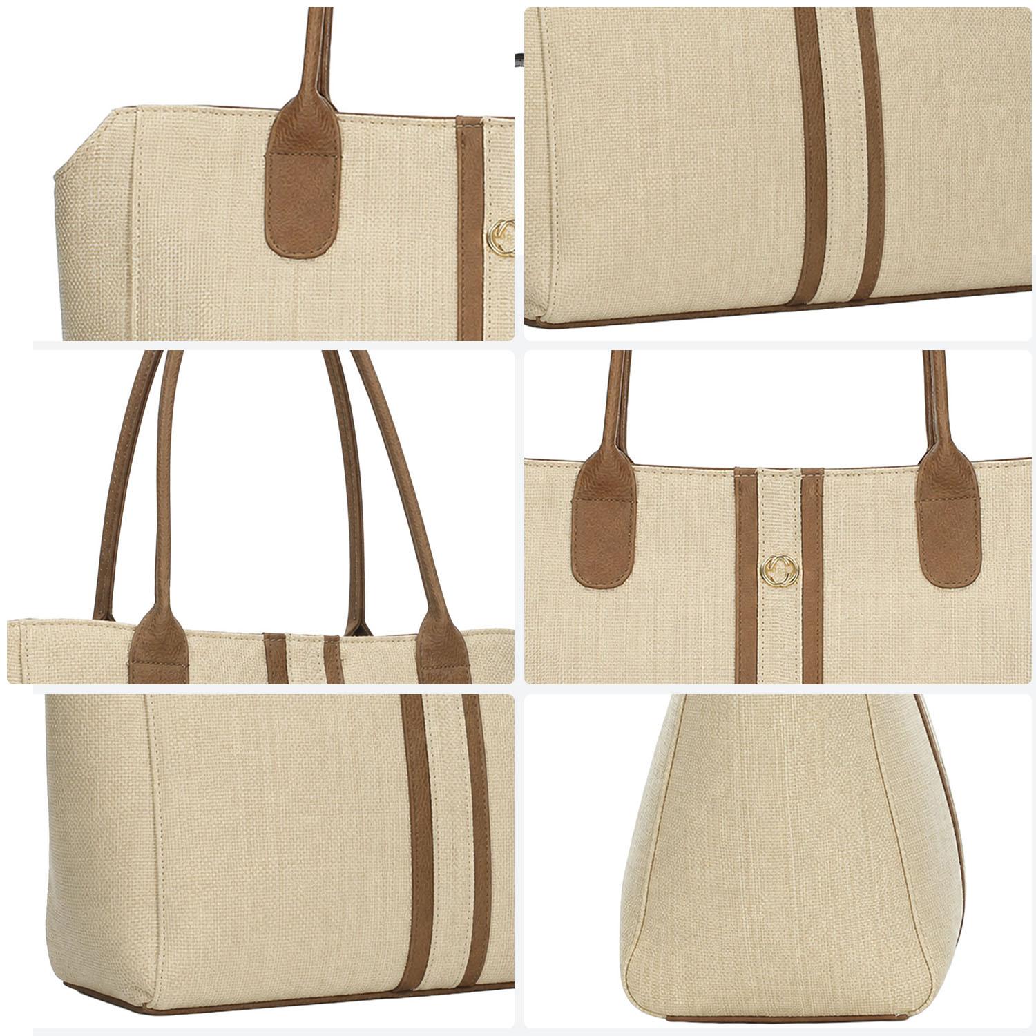 Bolsa Ferretina Dama Casual Beige Mujer — imagen 5