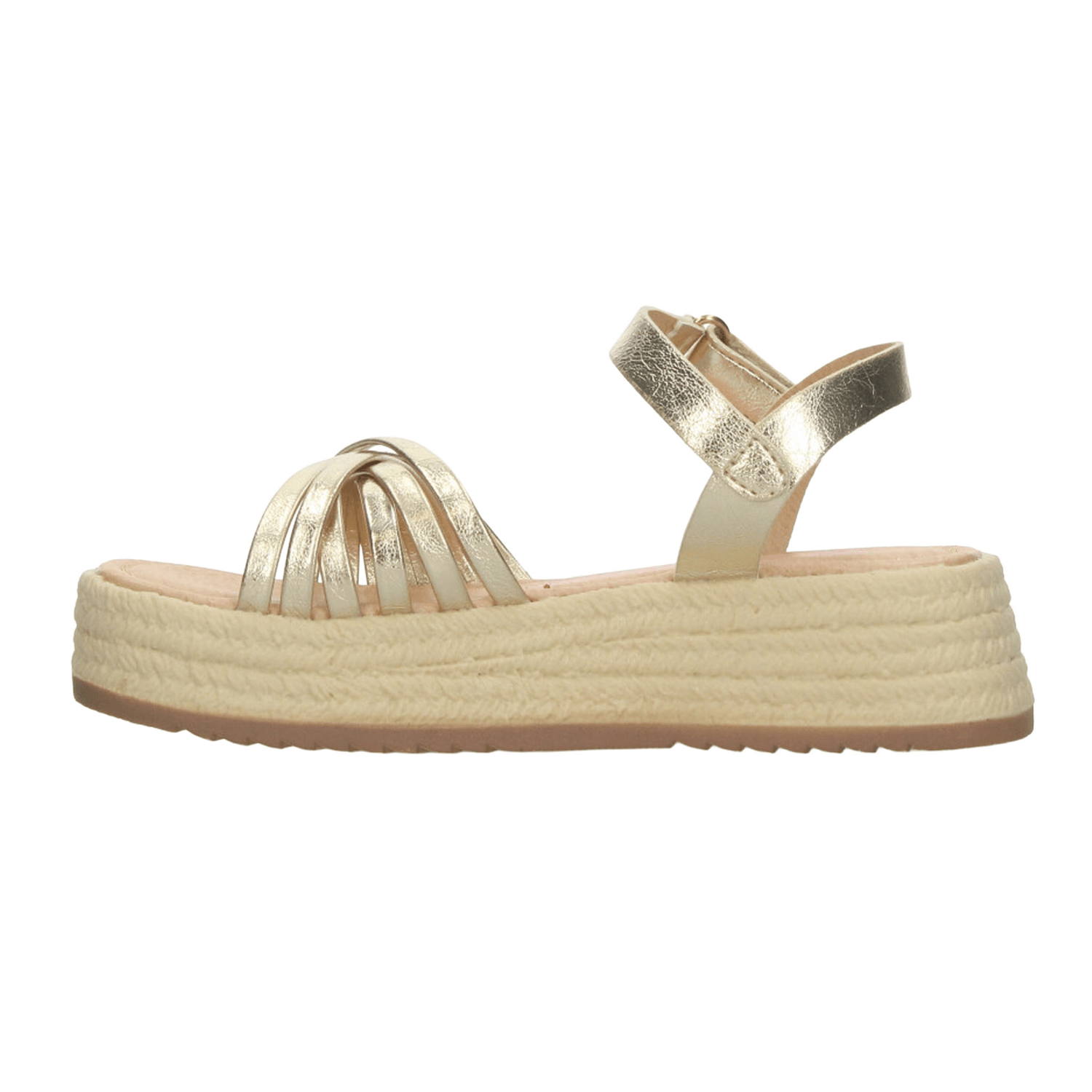 Sandalia Vavito Niña Plataforma Casual Dorado Infantil T18-22 — imagen 5