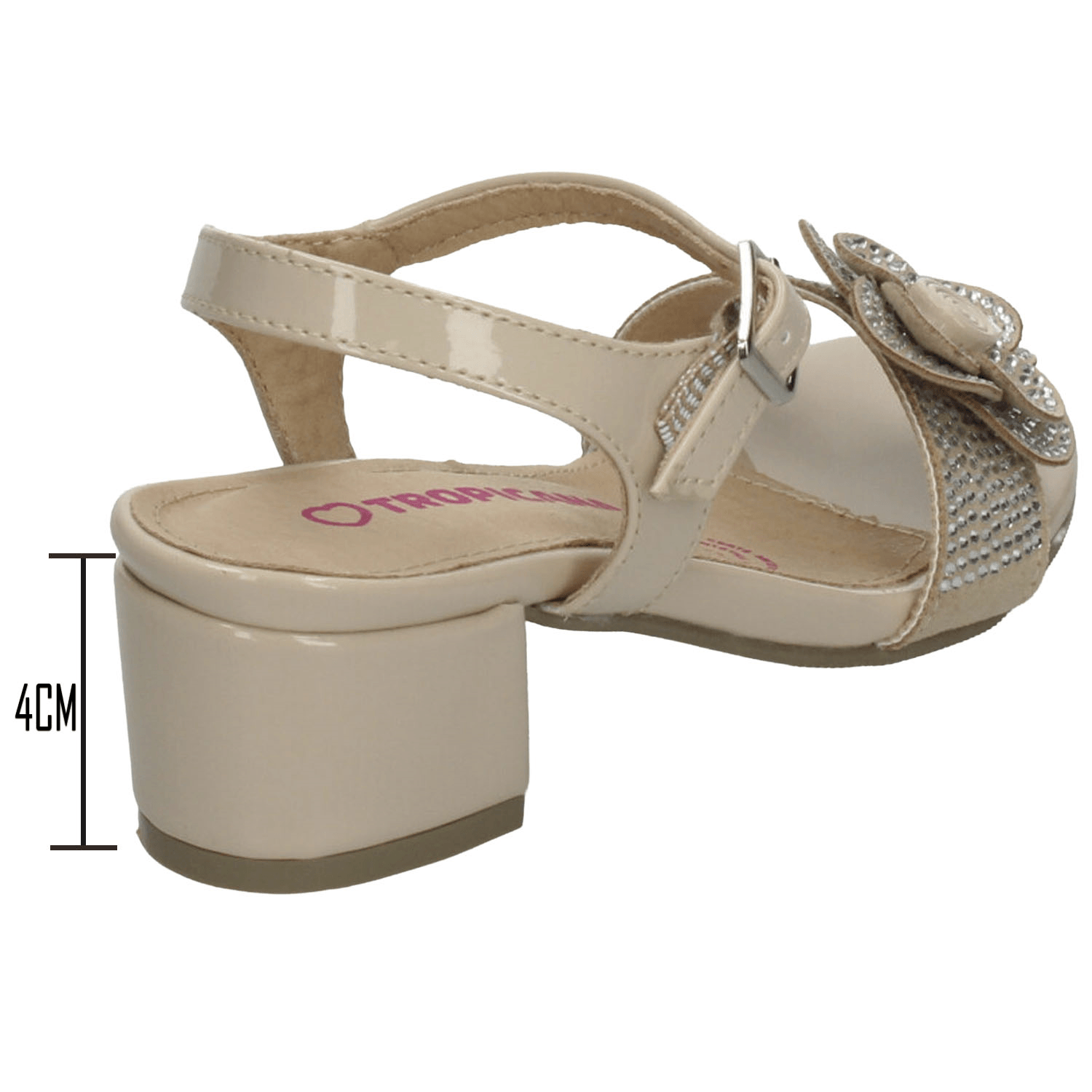 Sandalias Tropicana Niña Beige Fiesta Infantil T18-22 — imagen 4