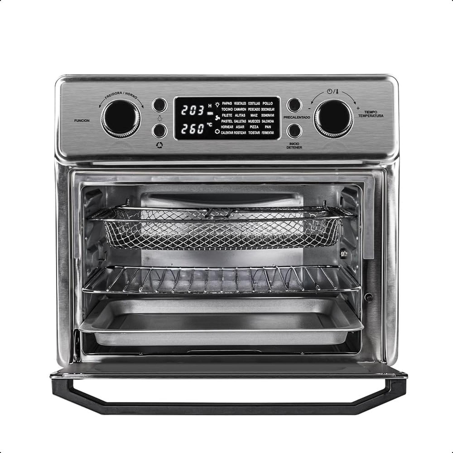 Horno Freidora de Aire Daewoo 25L 3 en 1 Acero Pantalla — imagen 2