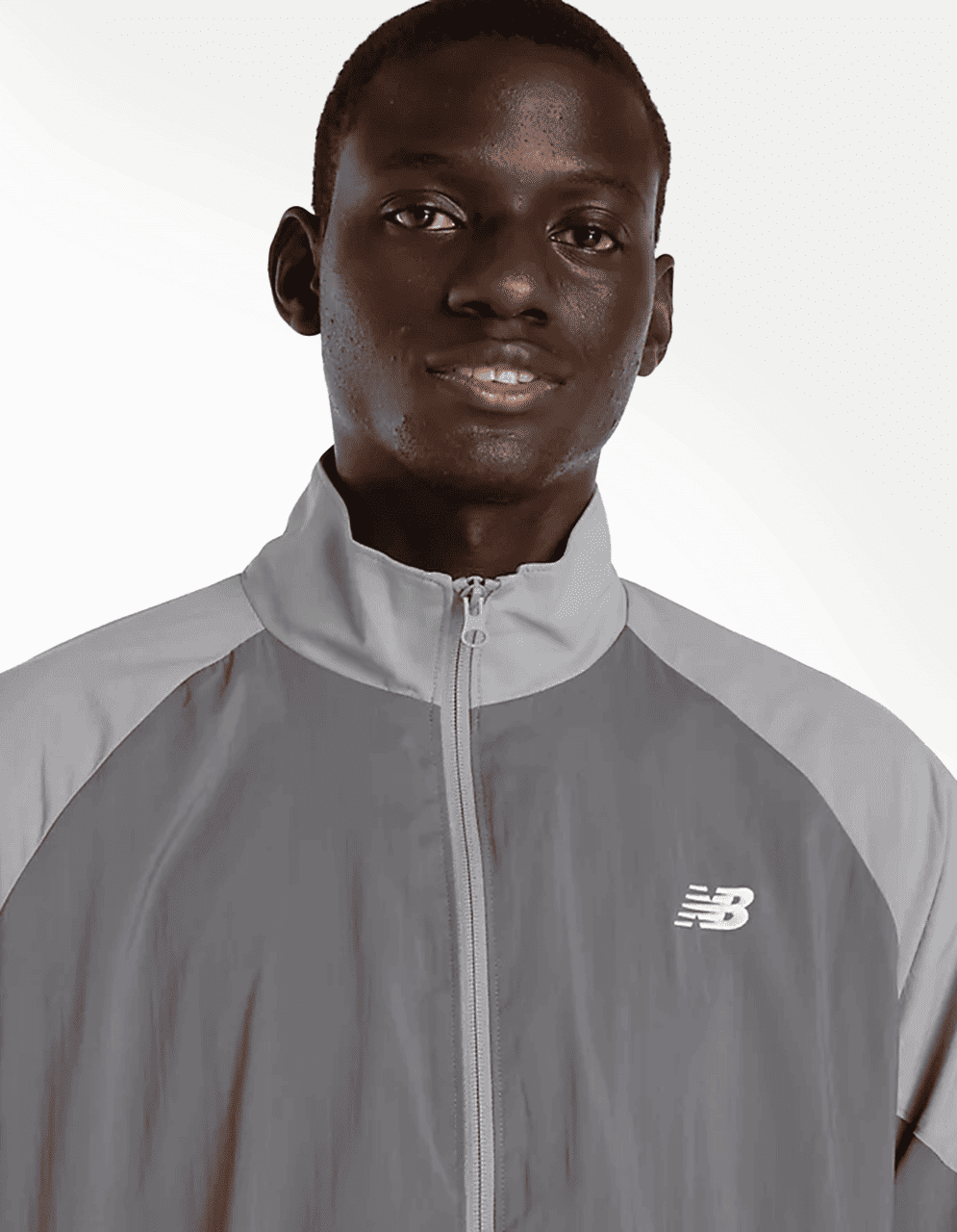 Chamarra New Balance Sport Legacy Gris - Hombre — imagen 4