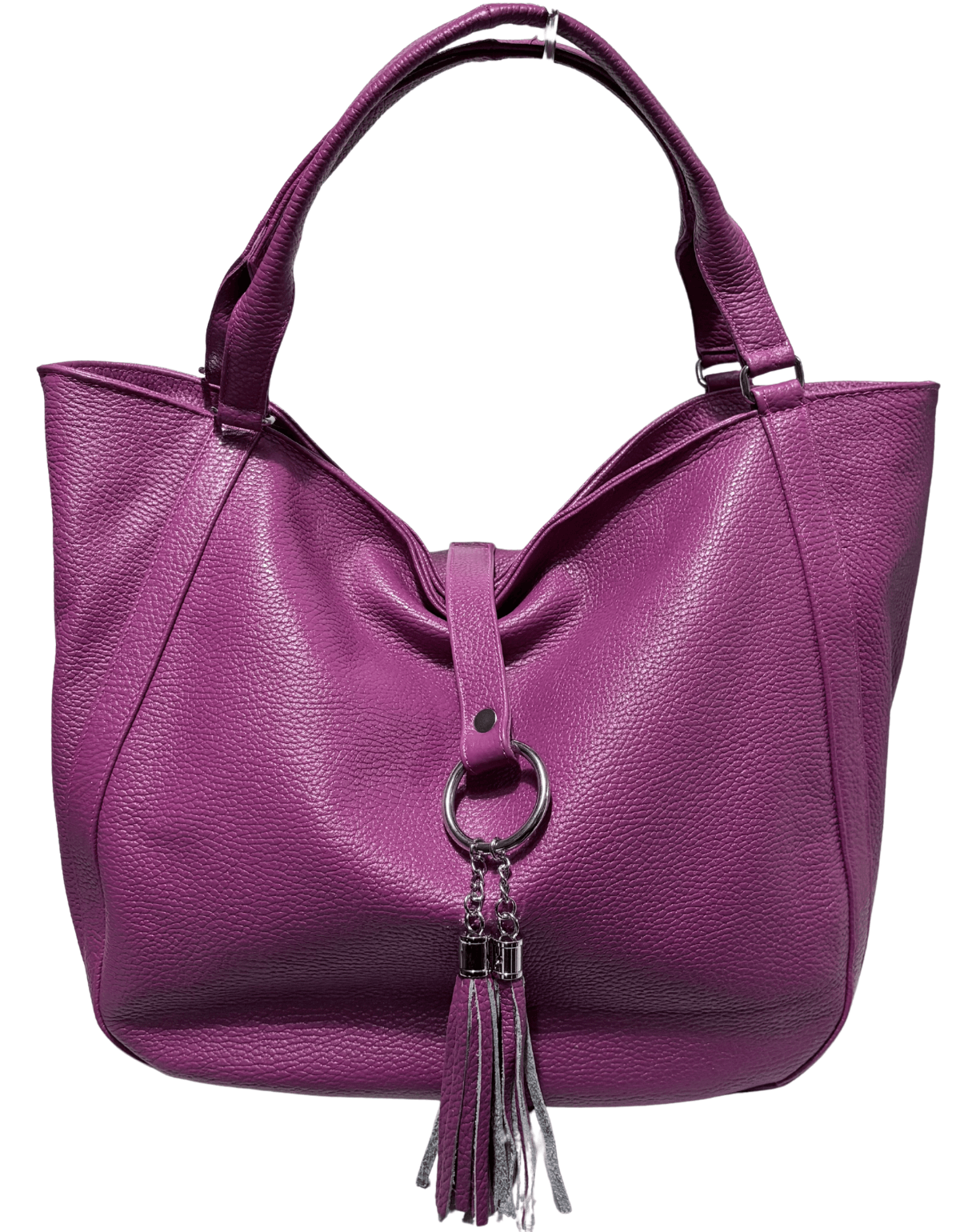 Bolsa Grande Aracely Piel Ternera Negra — imagen 12