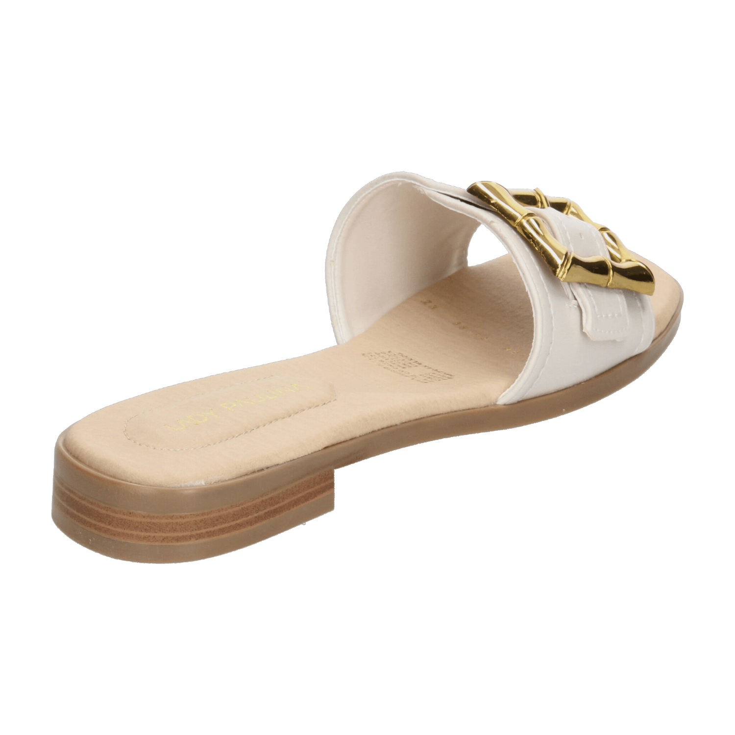 Sandalias Paulina Dama Piso Casual Latte Mujer — imagen 3